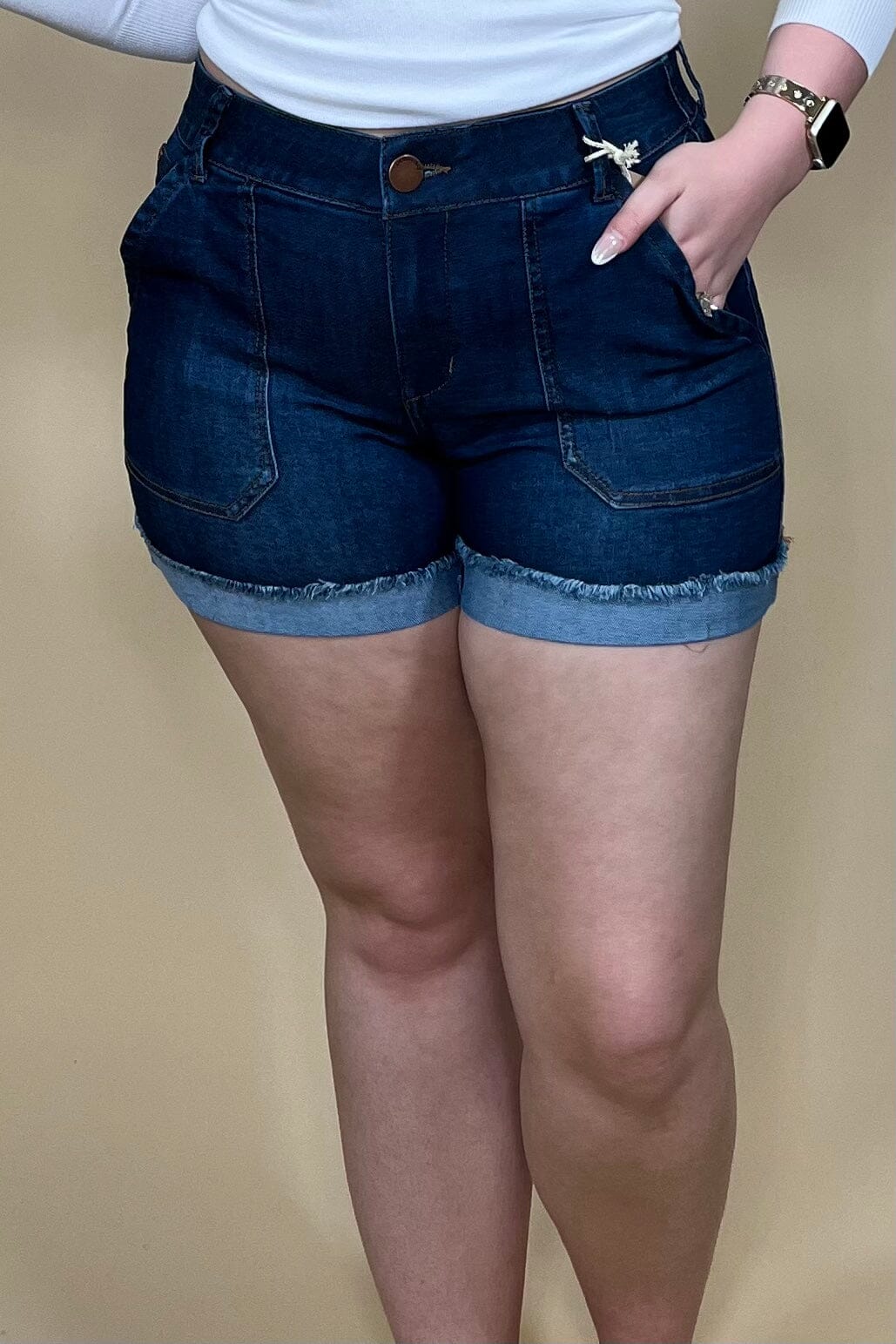 4.5/23" Ab Solution High Rise Repreve Short BOTTOMS DEMOCRACY