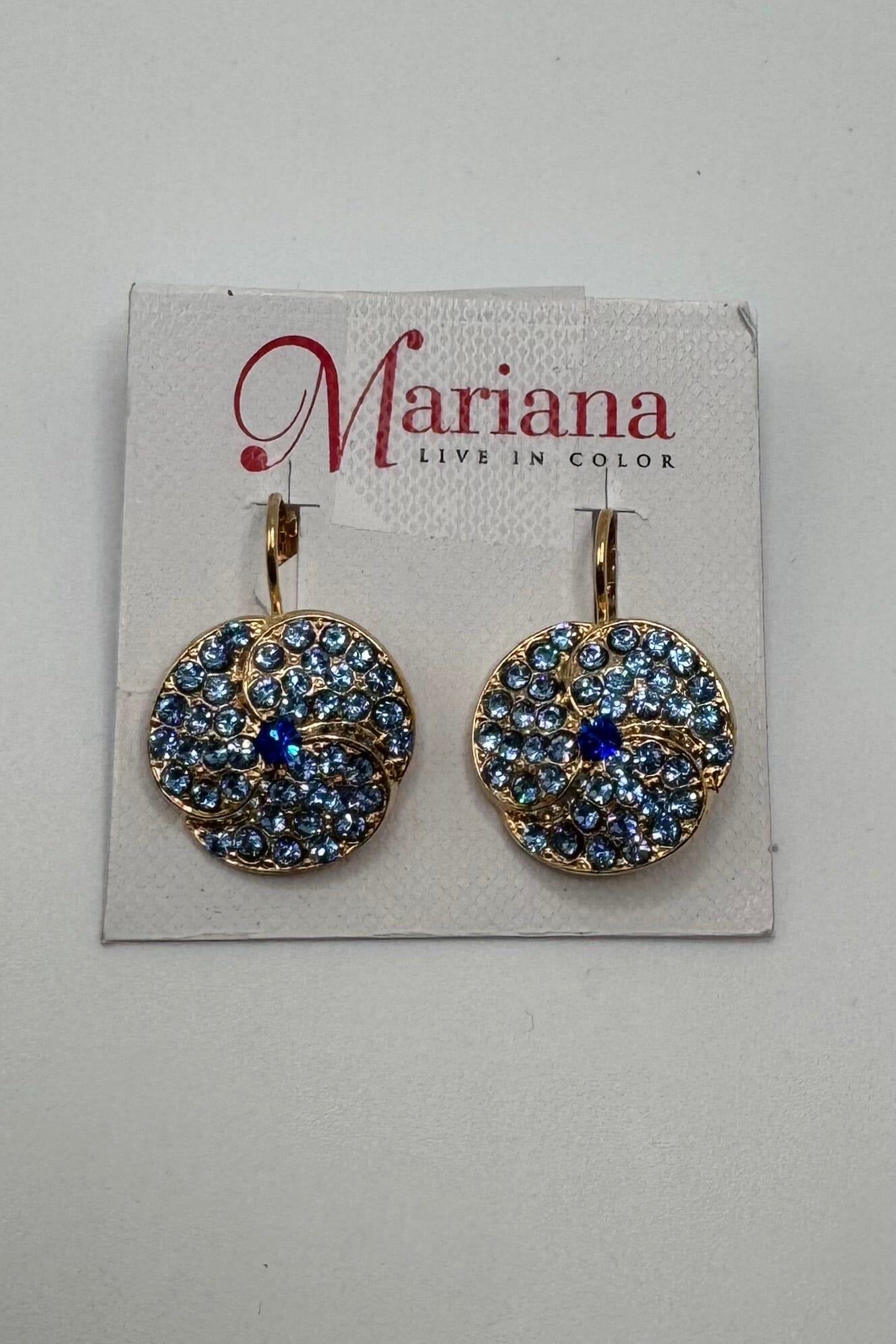 Extra Luxurious Spiral Earrings in "Capri Blue" BETTERBRANDJEWELRY MICHALSMARIANA