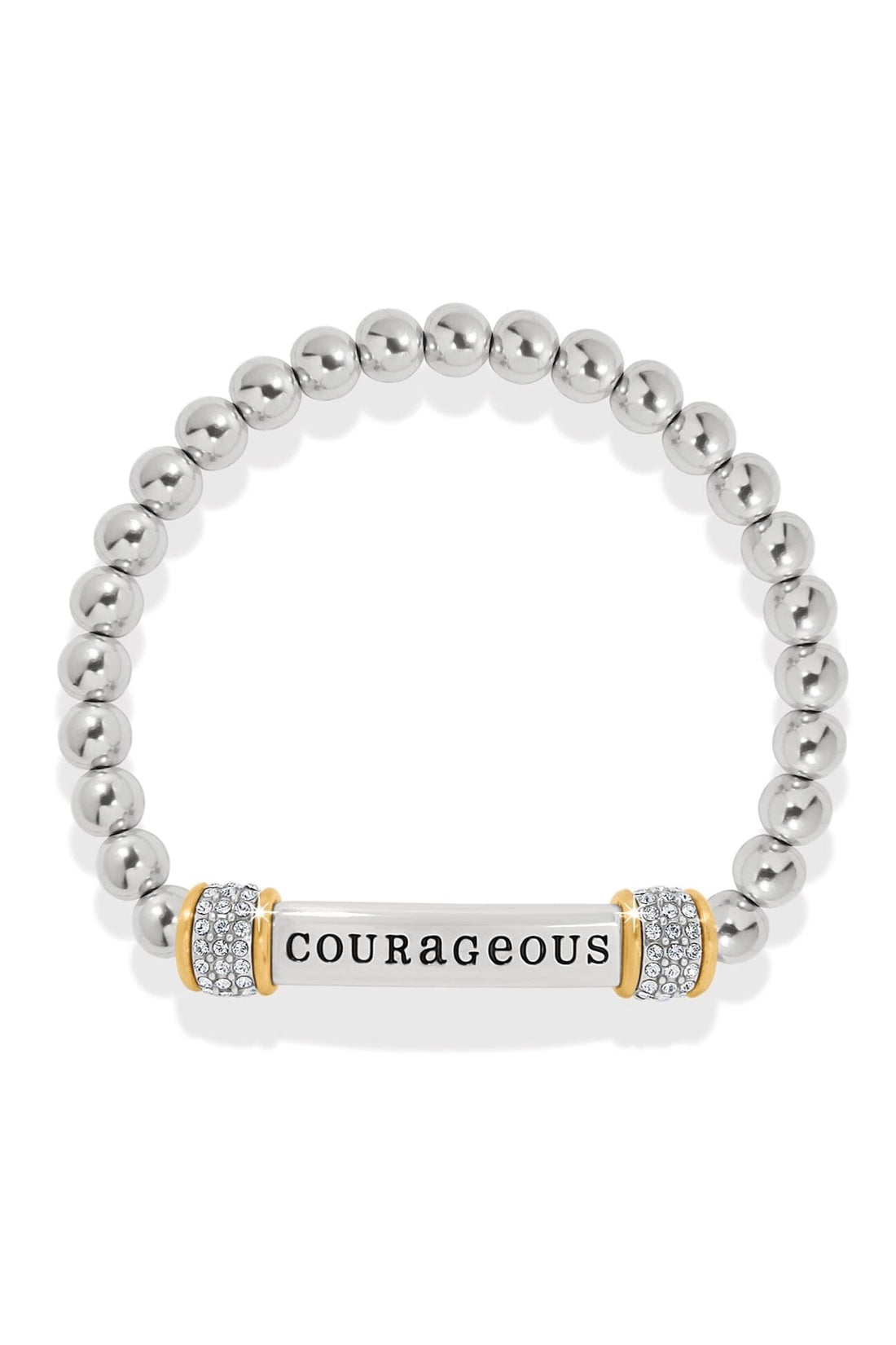 Meridian Courageous Two Tone Stretch Bracelet BJEWELRY Brighton Collectables