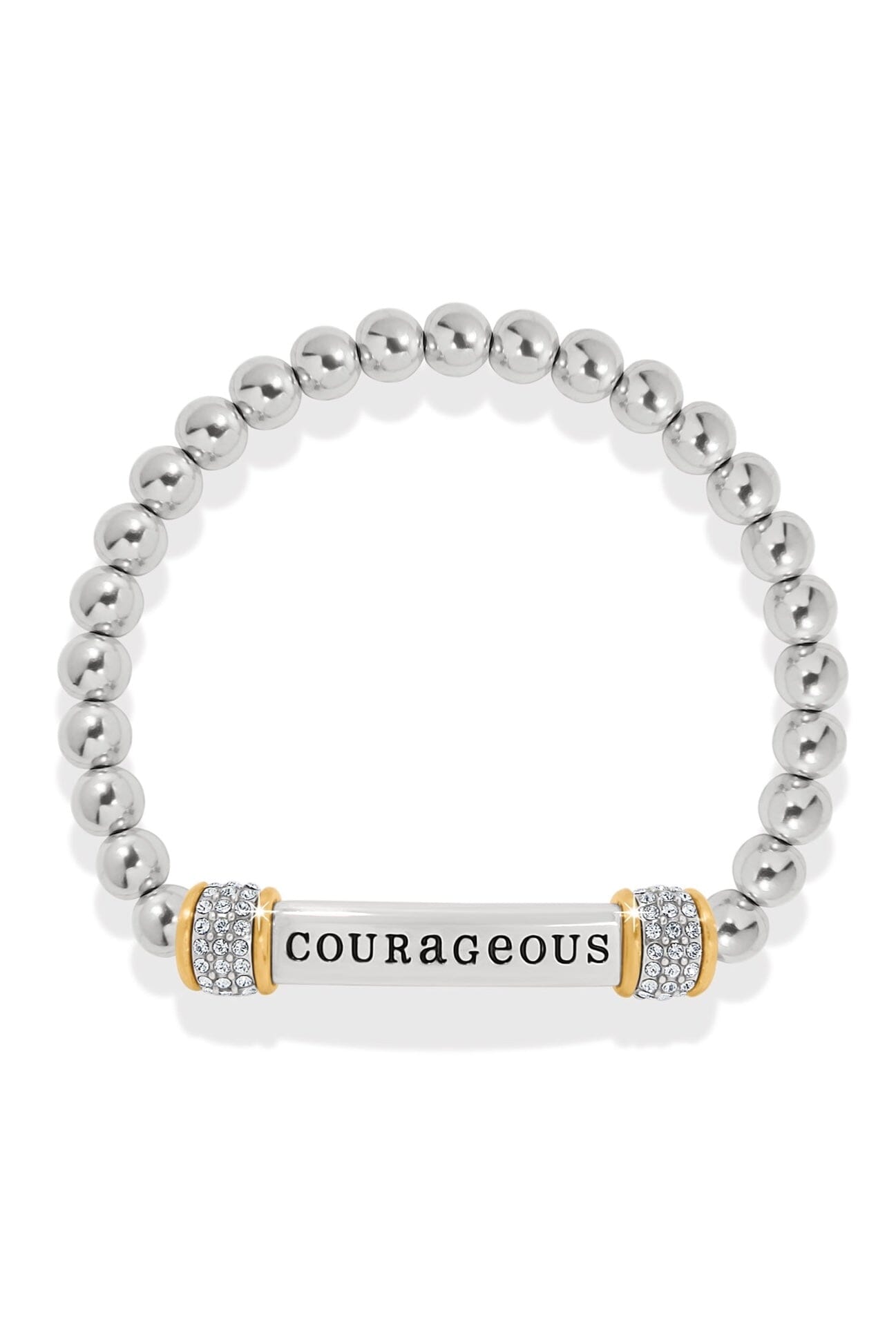 Meridian Courageous Two Tone Stretch Bracelet BJEWELRY Brighton Collectables