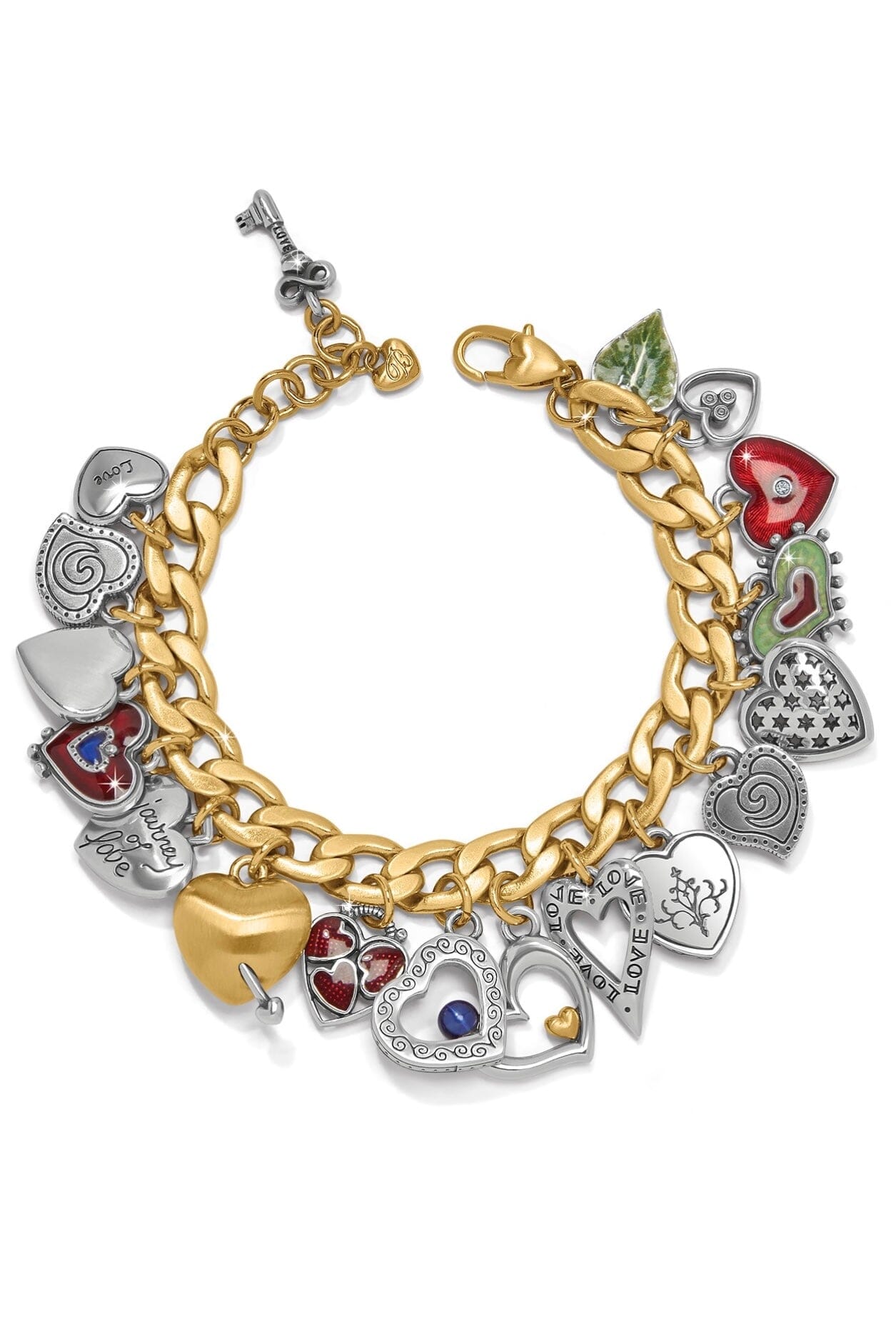 One Heart Color Charm Bracelet BJEWELRY Brighton Collectables