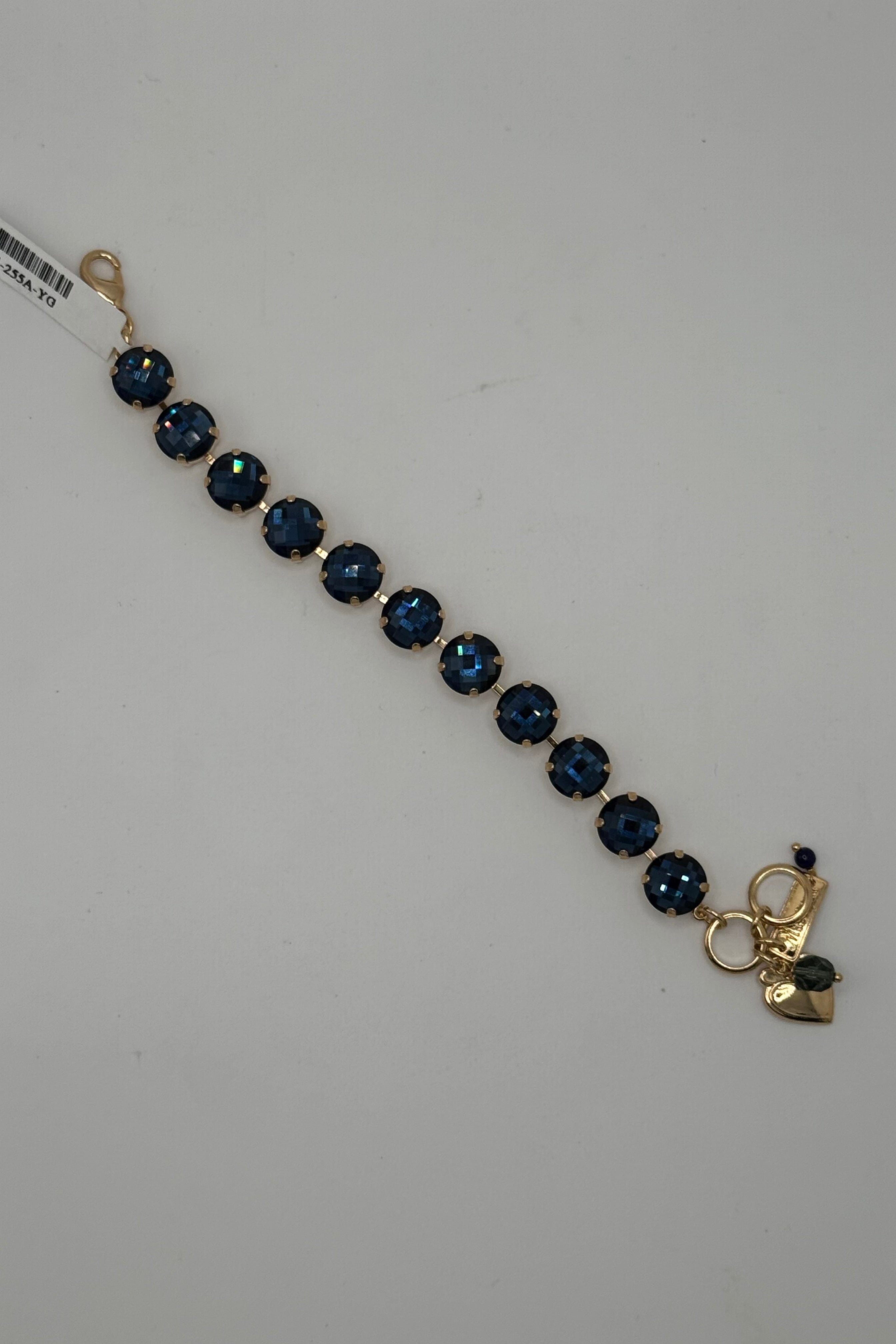 Large Everyday Round Bracelet In Checkerboard Royal Blue – K