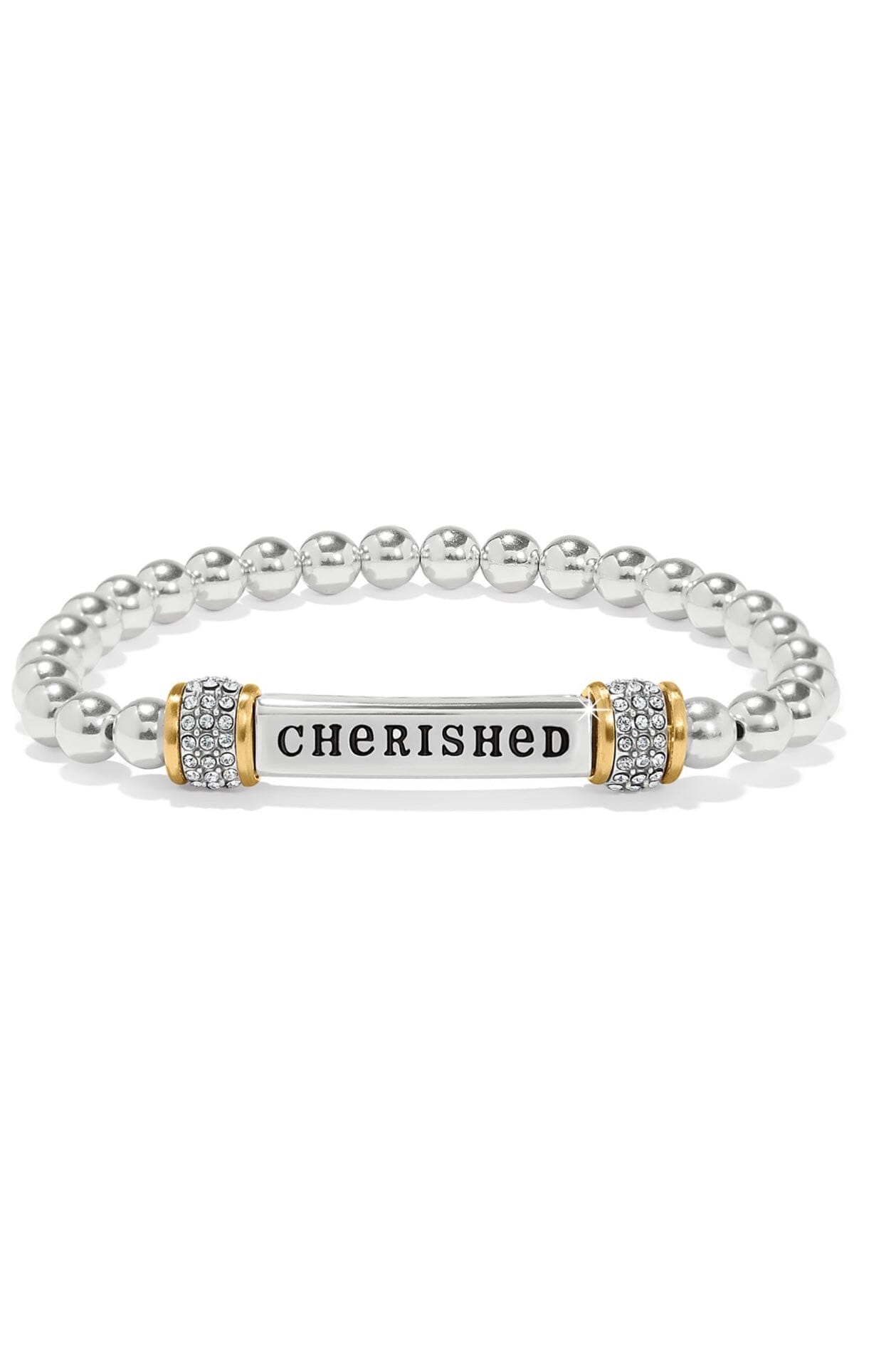 Meridian Cherished Two Tone Stretch Bracelet BJEWELRY Brighton Collectables