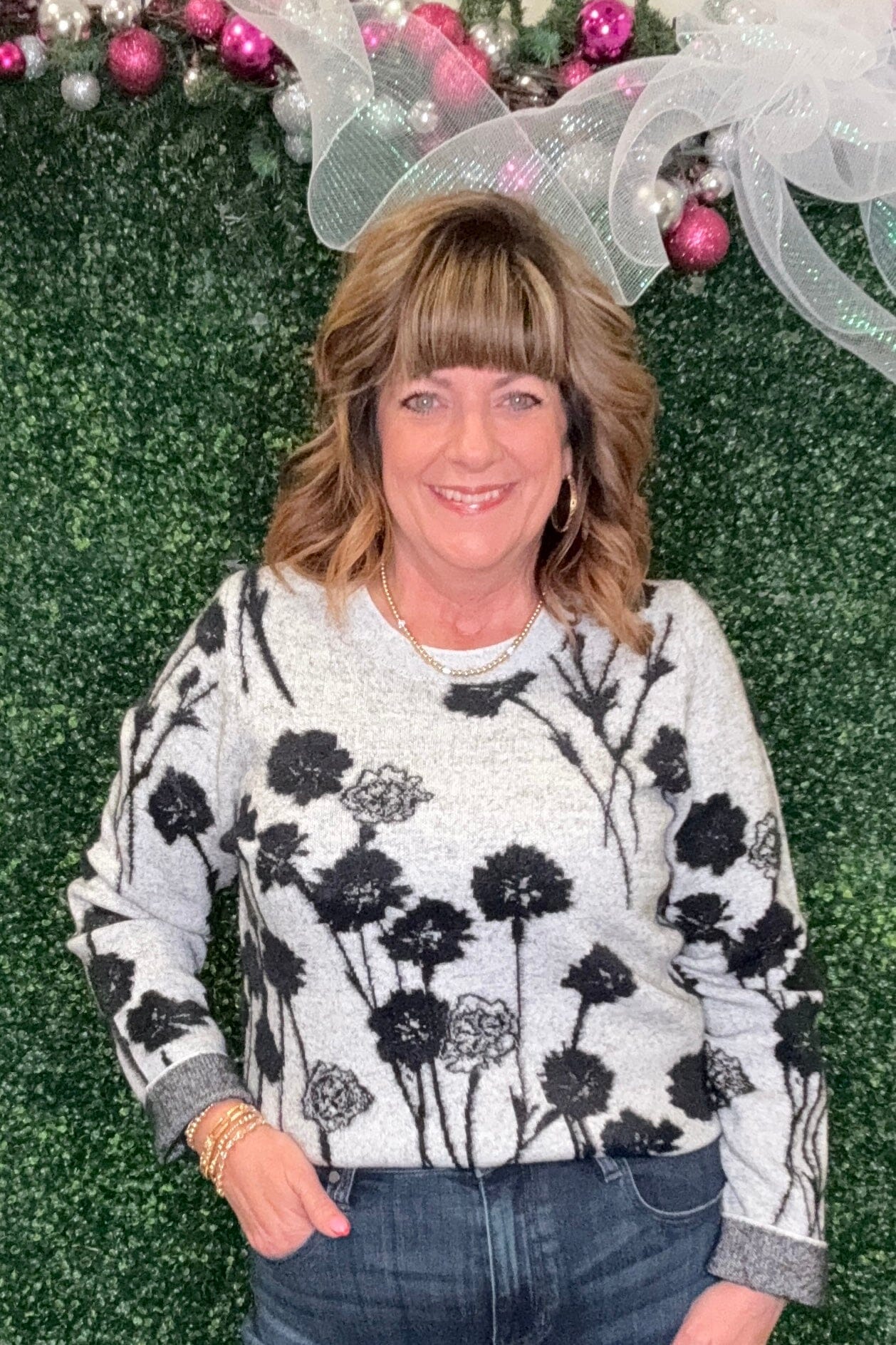 Long Sleeve Crew Neck Sweater MISSY TOP SPECIAL LIVERPOOL