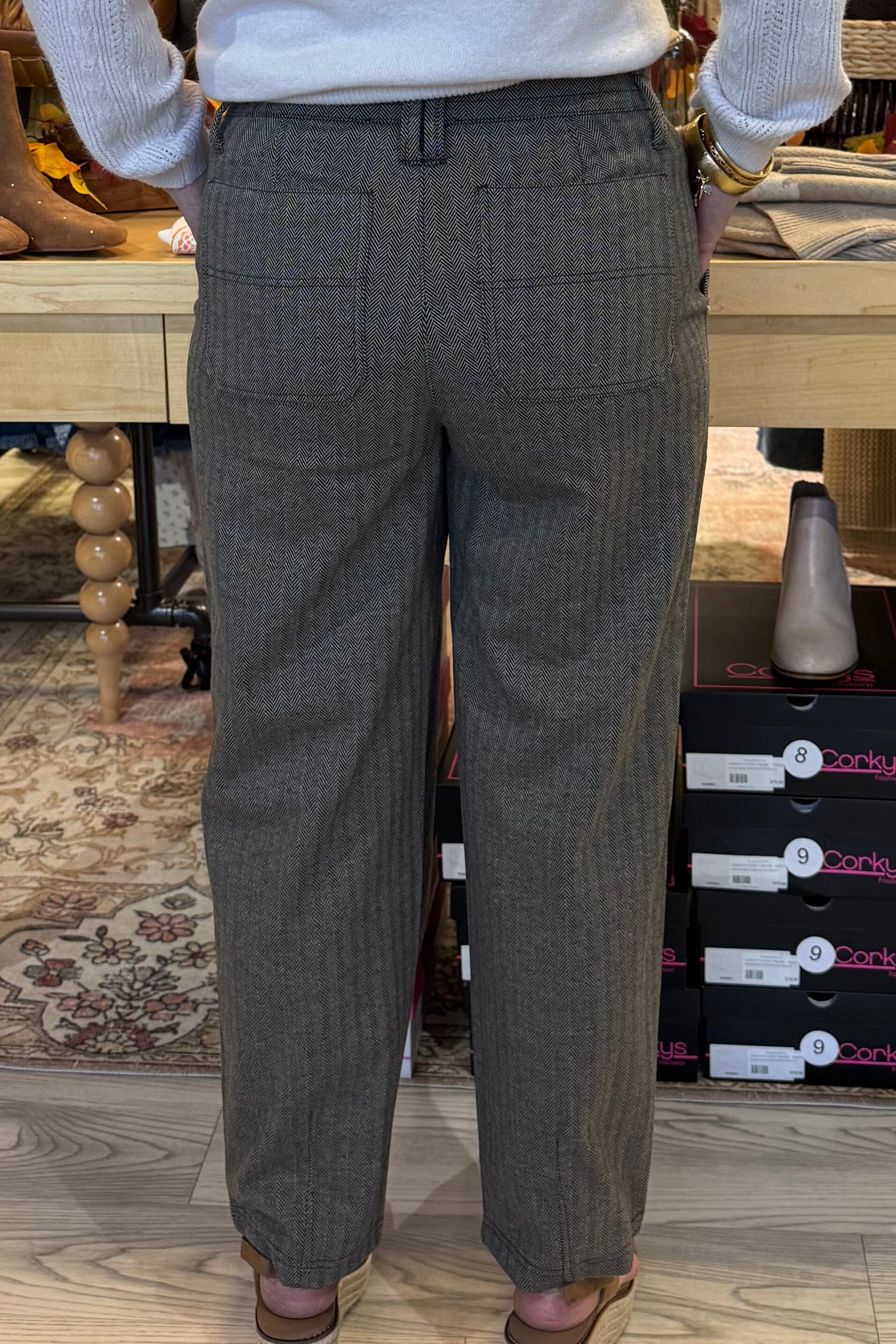 Ab Solution Tapered Utility w/Patched Panels BOTTOMS DEMOCRACY