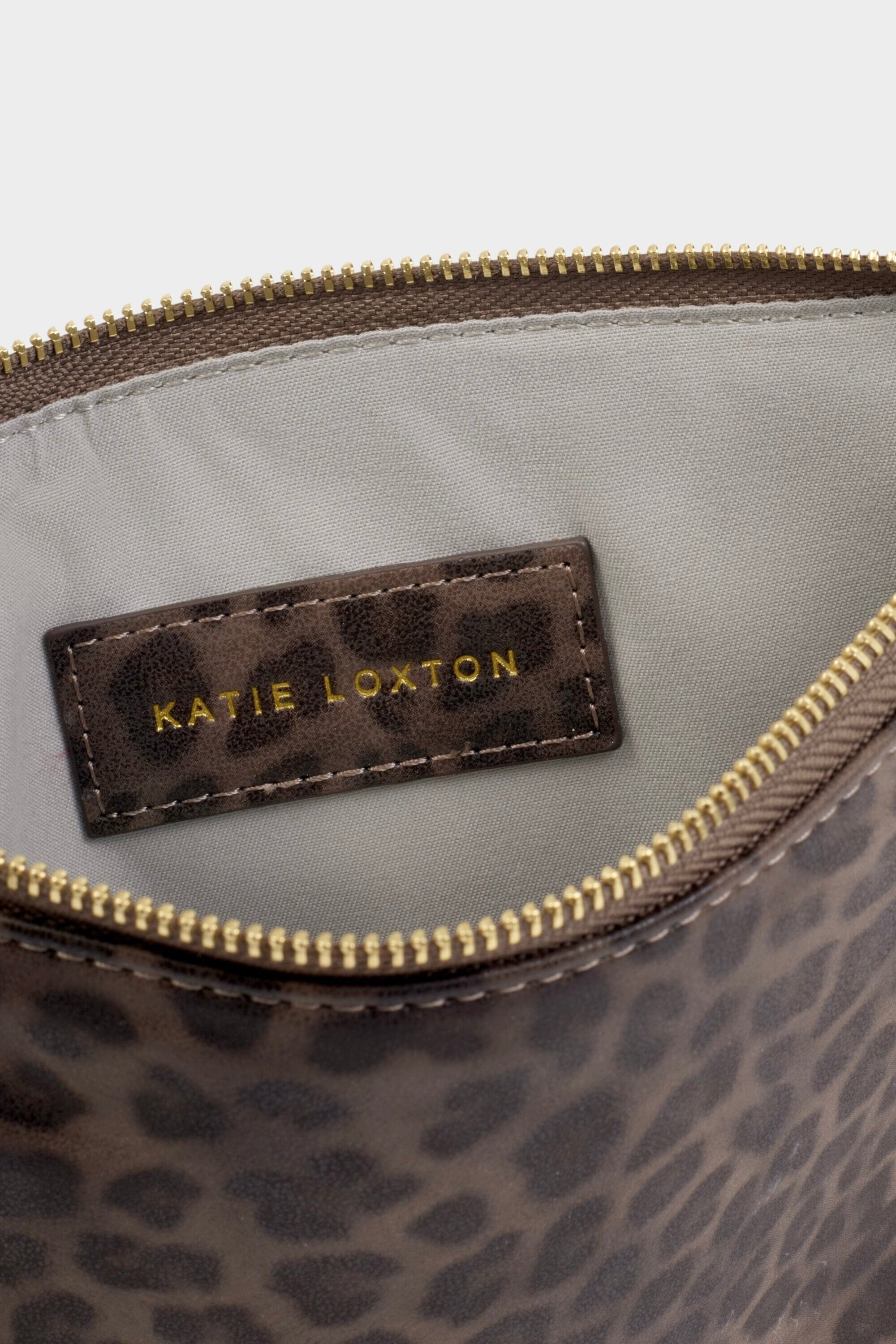 Leopard Tassel Charm Pouch HANDBAGS KATIE LOXTON