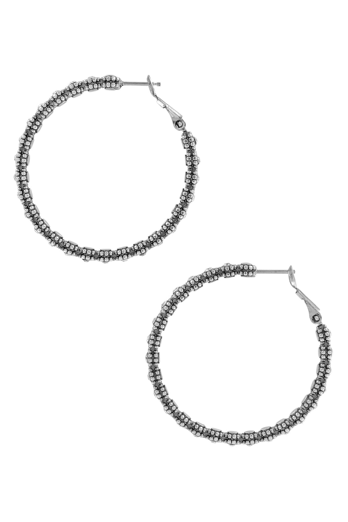 Twinkle Splendor Medium Hoop Earrings BJEWELRY Brighton Collectables