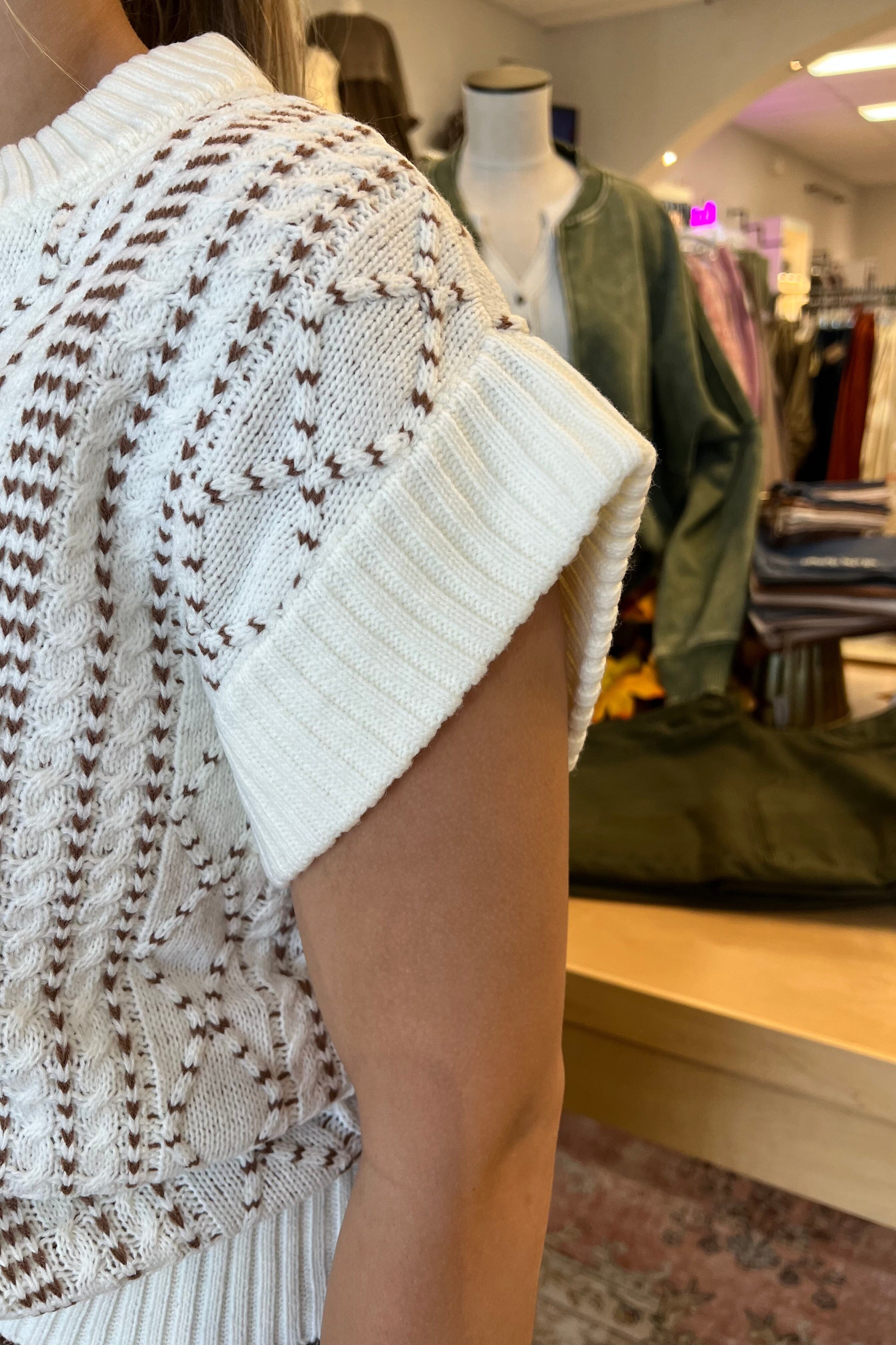 Cap Sleeve Dolman 1/2 Zip Sweater MISSY TOP SPECIAL LIVERPOOL