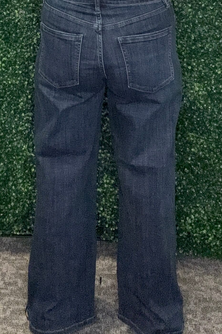 Stride Wide Jeans w/Rhinestone Embellishments BOTTOMS LIVERPOOL