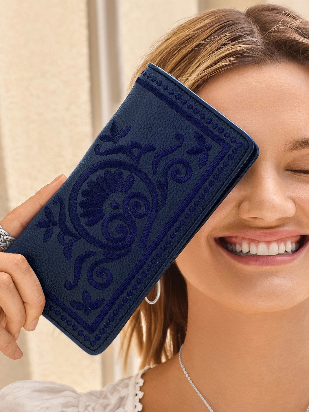 Interlok Embroidery Rockmore Wallet BWALLETS:~~Unassigned~~ Brighton Collectables