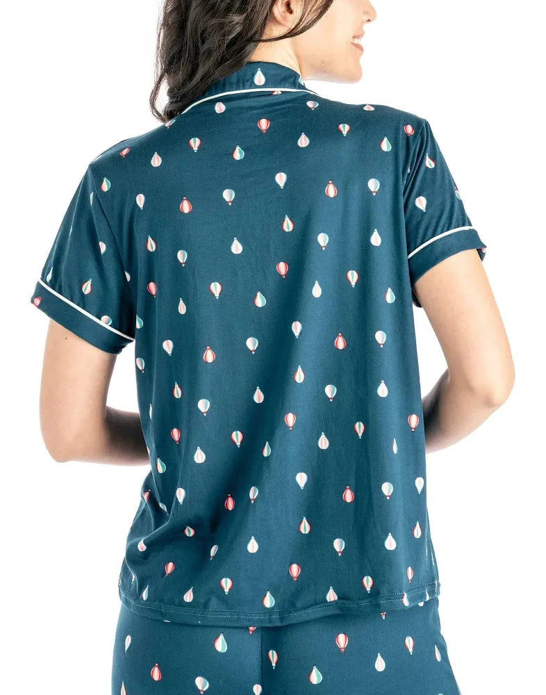 Carried Away Lounge Pajama Top UNDER DMMERCHANDISING
