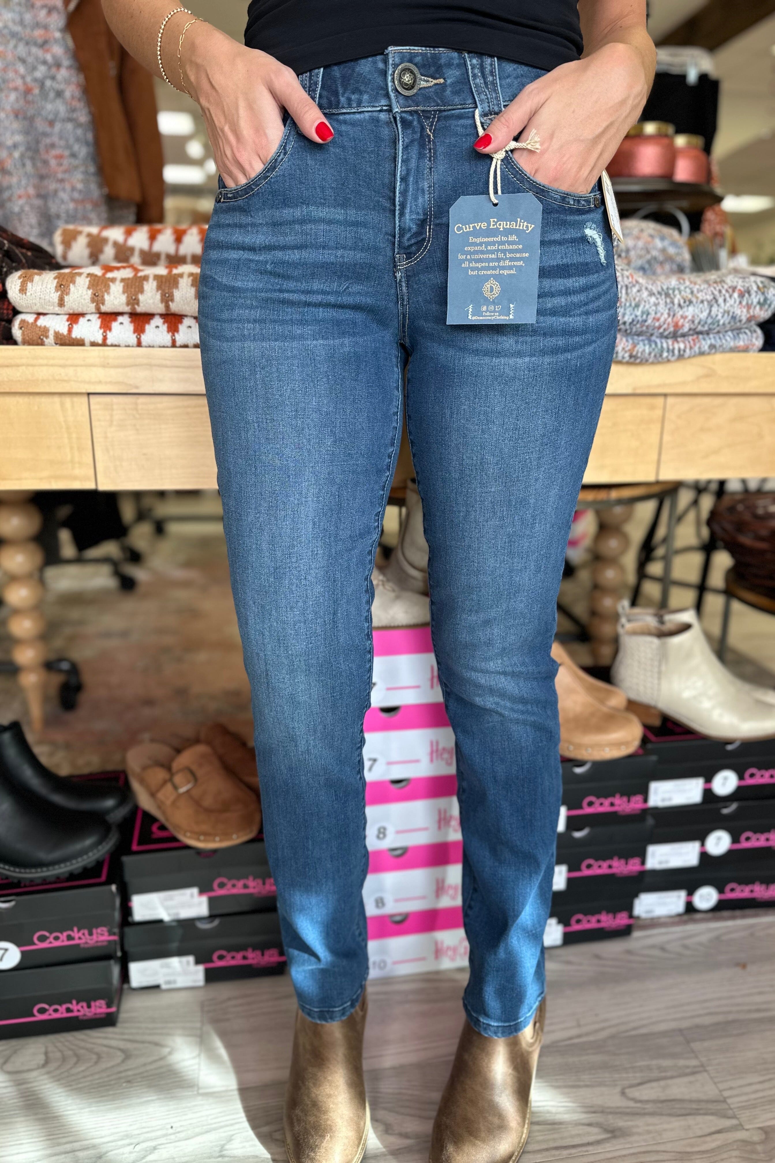 "AB" Solution Straight Leg JEANS DEMOCRACY