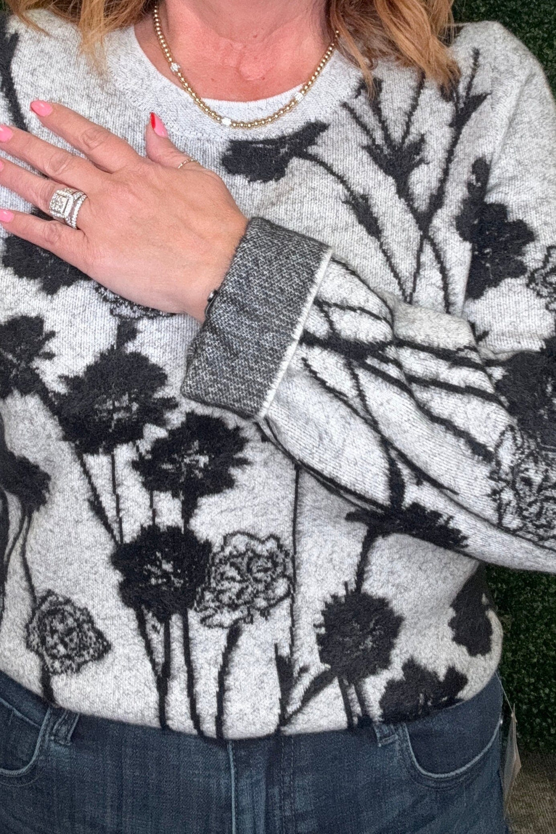 Long Sleeve Crew Neck Sweater MISSY TOP SPECIAL LIVERPOOL