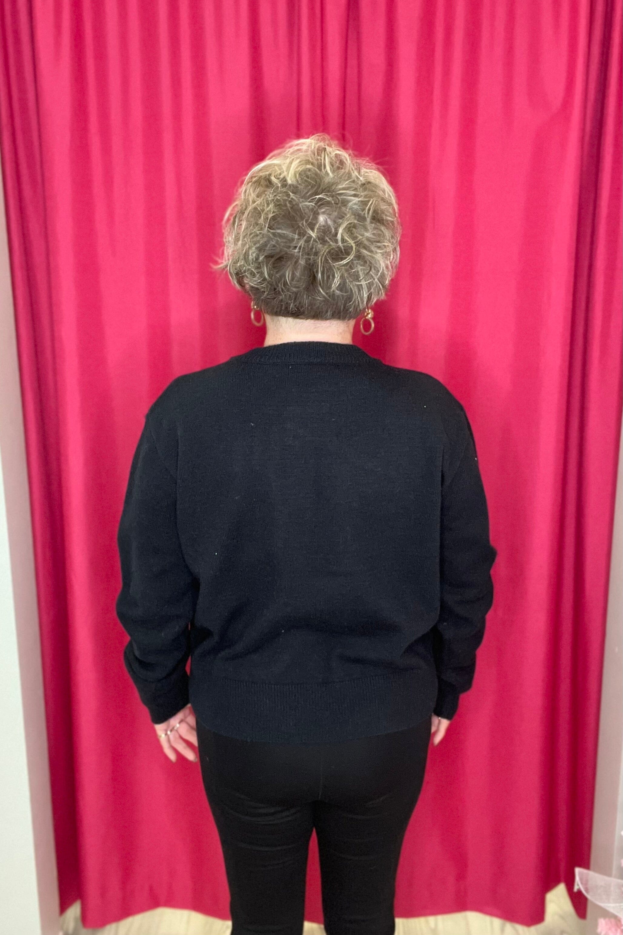 Long Sleeve Sequin Ribbon Sweater Top JR TOP DRESSY SHE&SKY