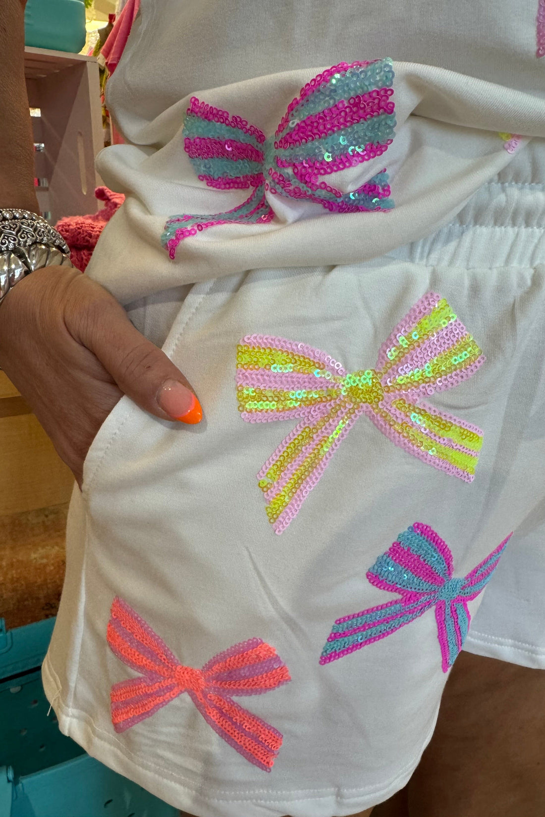 Tina Bows Matching Set JRTOP CASUAL TOP MARYSQUARE