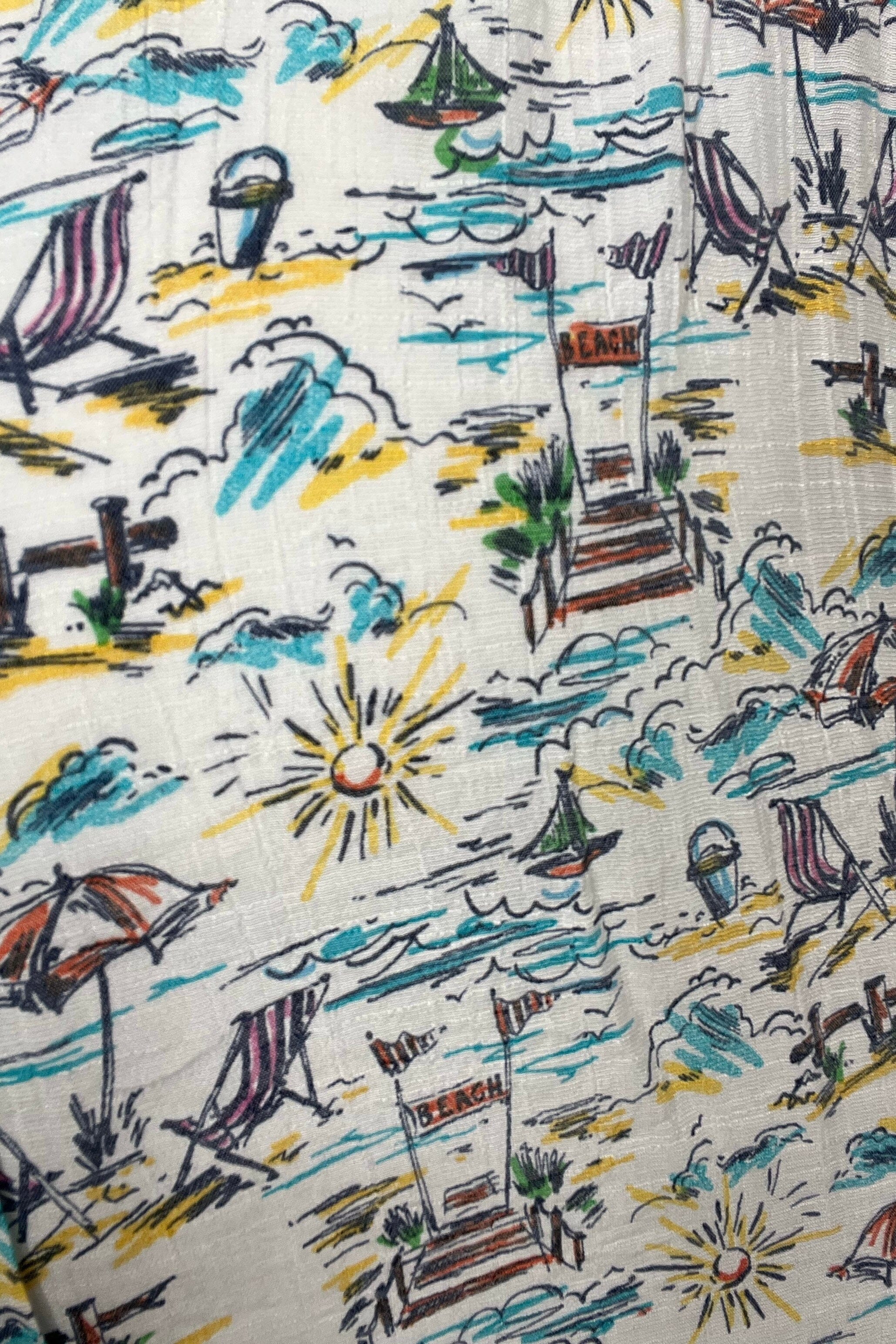 Printed Short Sleeve Button Down Top MISSY TOP SPECIAL ZAC & RACHEL