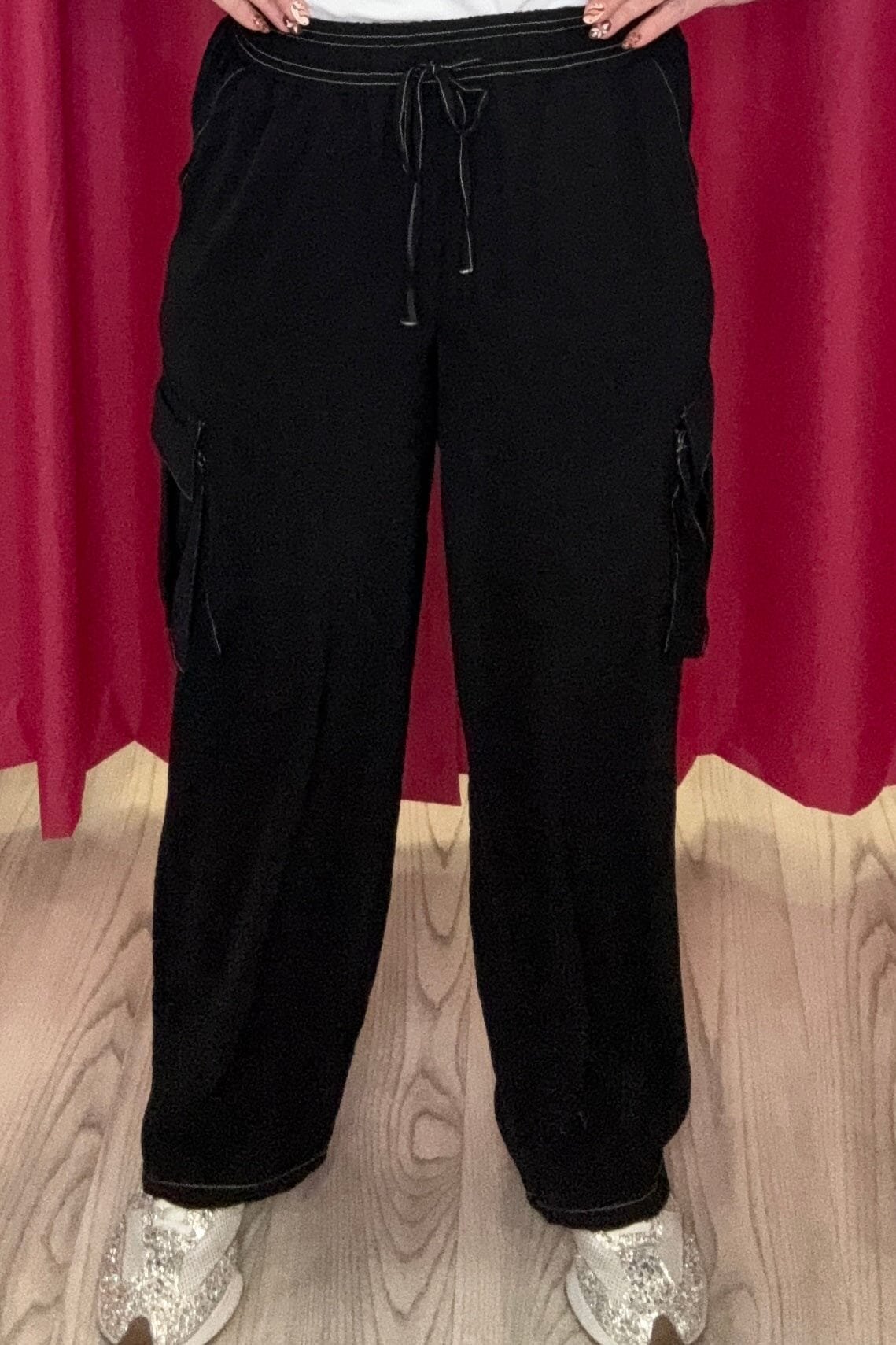 Pull On Flowy Pant w/Cargo Pockets BOTTOMS KEREN HART