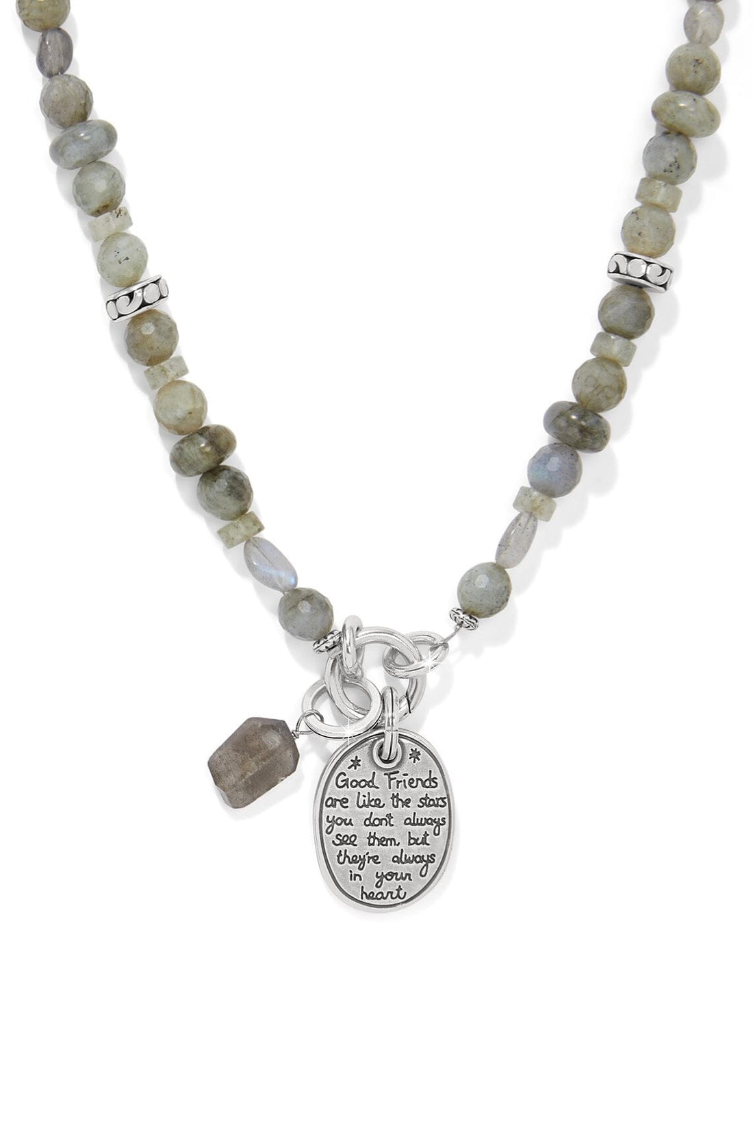 Token Charm Labradorite Necklace BJEWELRY Brighton Collectables