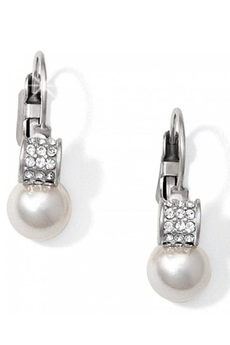 Meridian Petite Pearl Leverback Earrings BJEWELRY Brighton Collectables