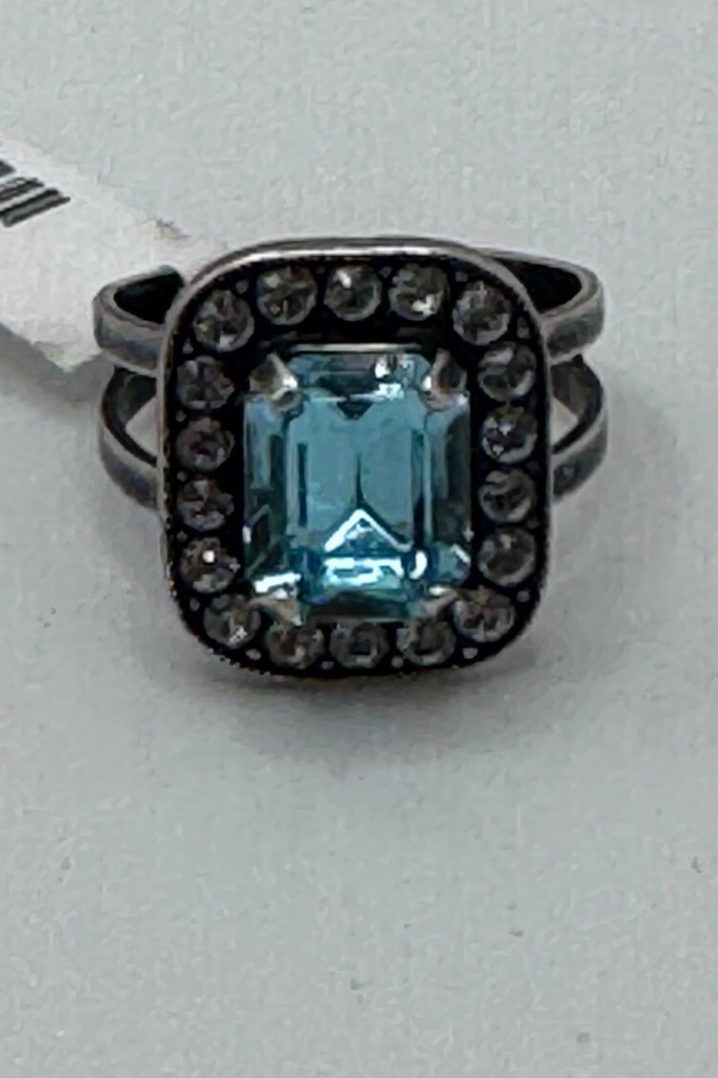 Emerald Cut Ring in "Aquamarine" BETTERBRANDJEWELRY Mariana