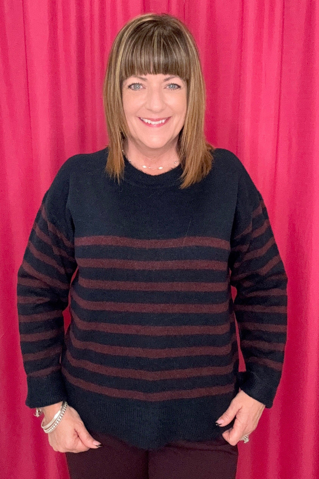 Long Sleeve Crew Neck Sweater MISSY TOP SPECIAL LIVERPOOL