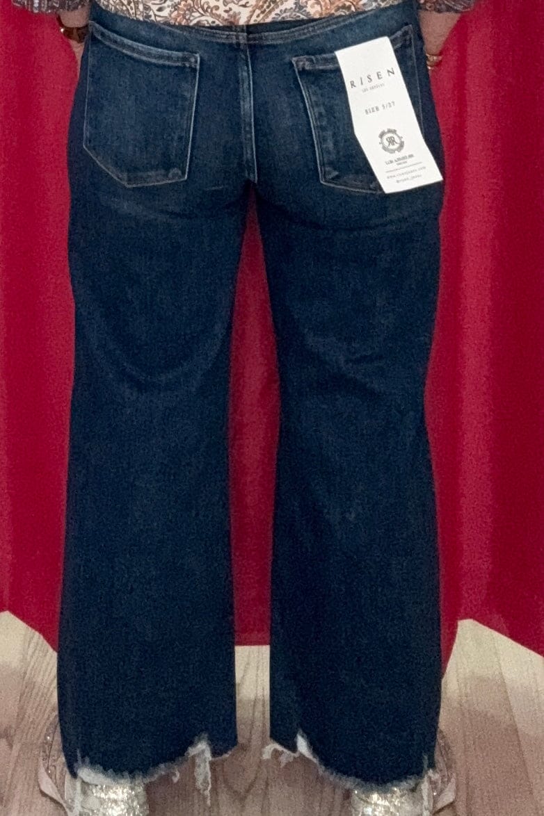 High Rise Crop Wide Jeans JEANS RISEN