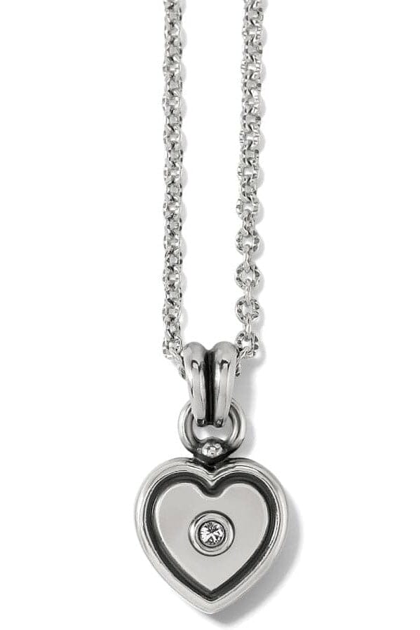 Meridian Zenith Silver Heart Necklace BJEWELRY Brighton Collectables
