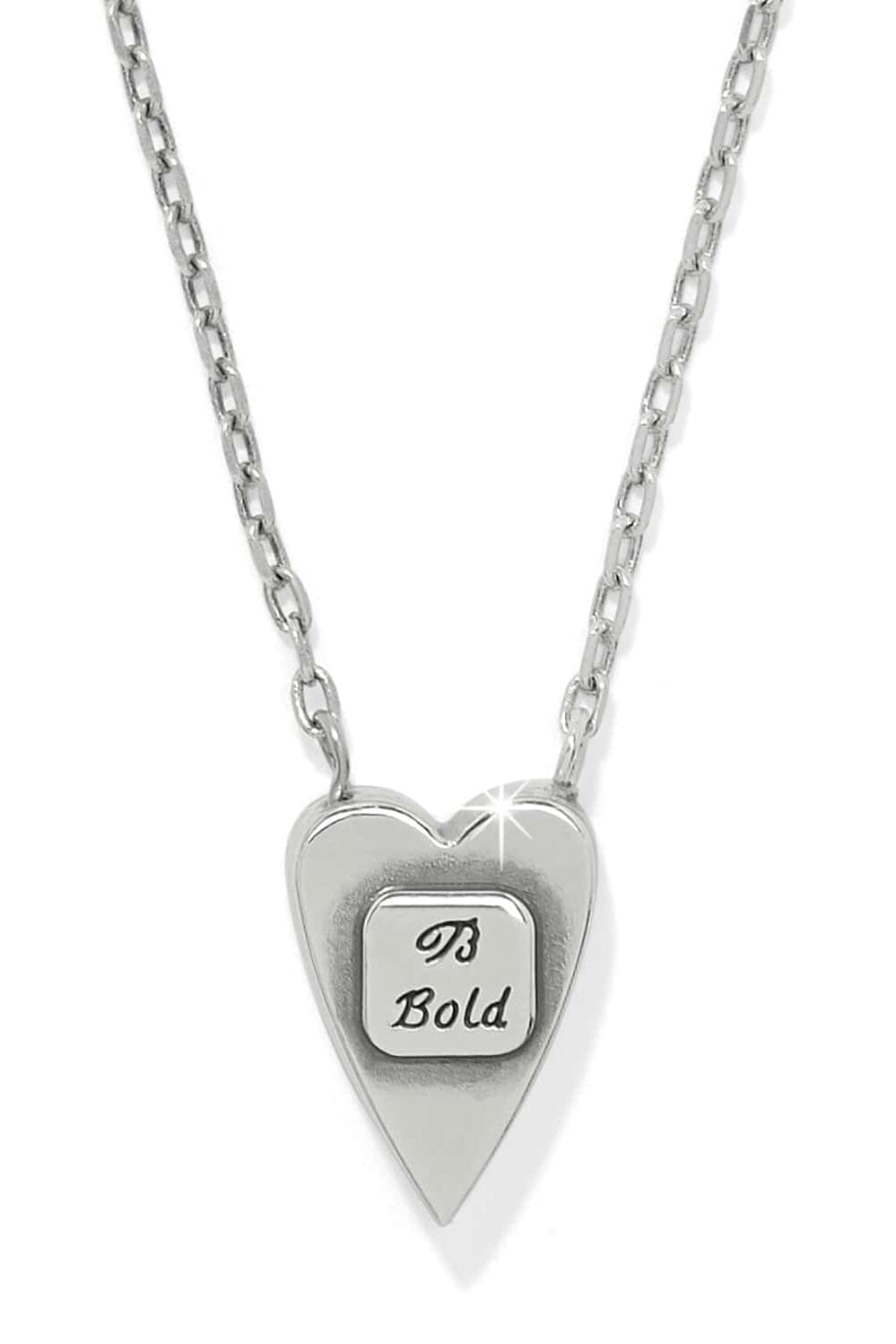 Love Messages B Bold Reversible Necklace BJEWELRY Brighton Collectables