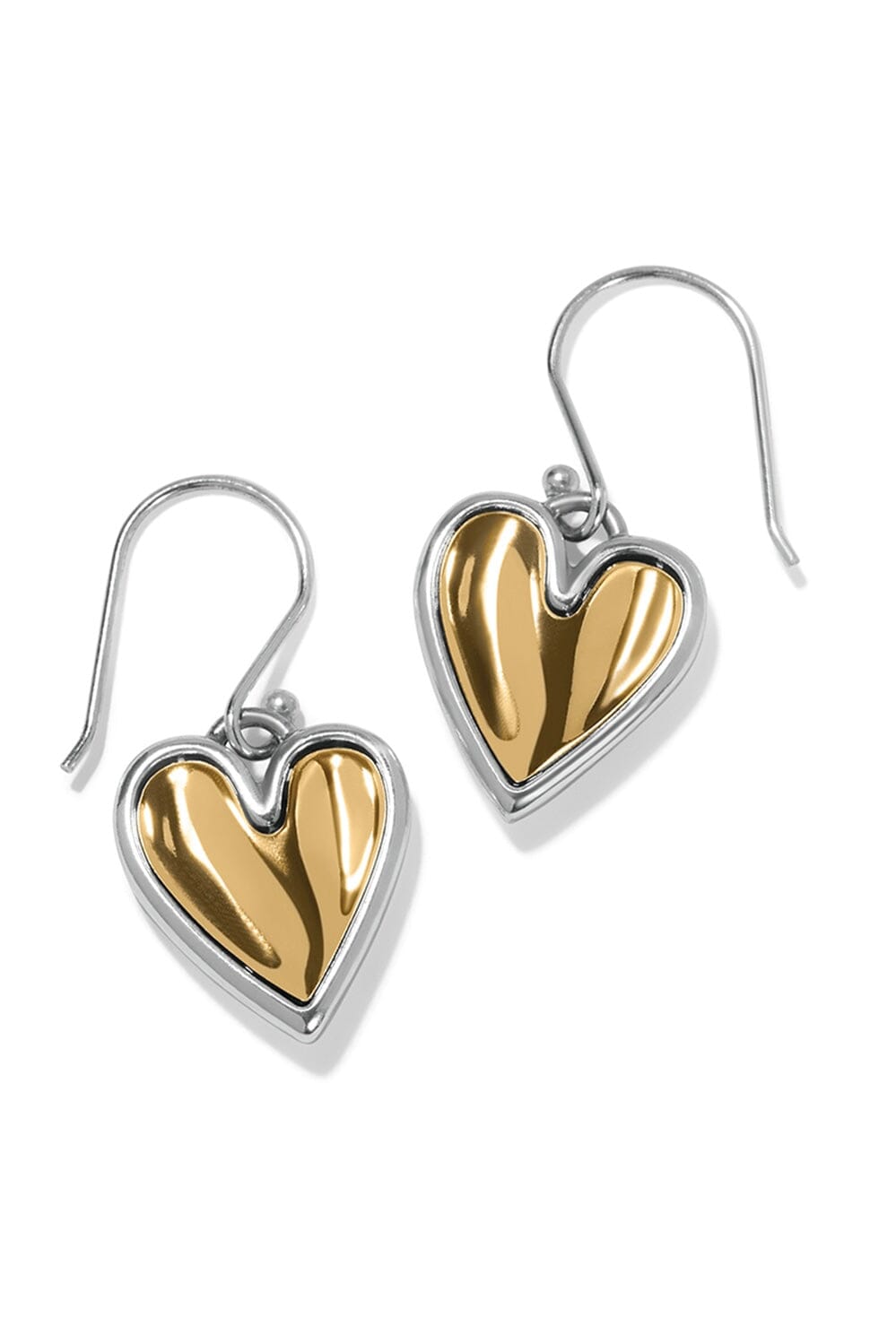 Cascade Heart Reversible French Wire Earrings BJEWELRY Brighton Collectables