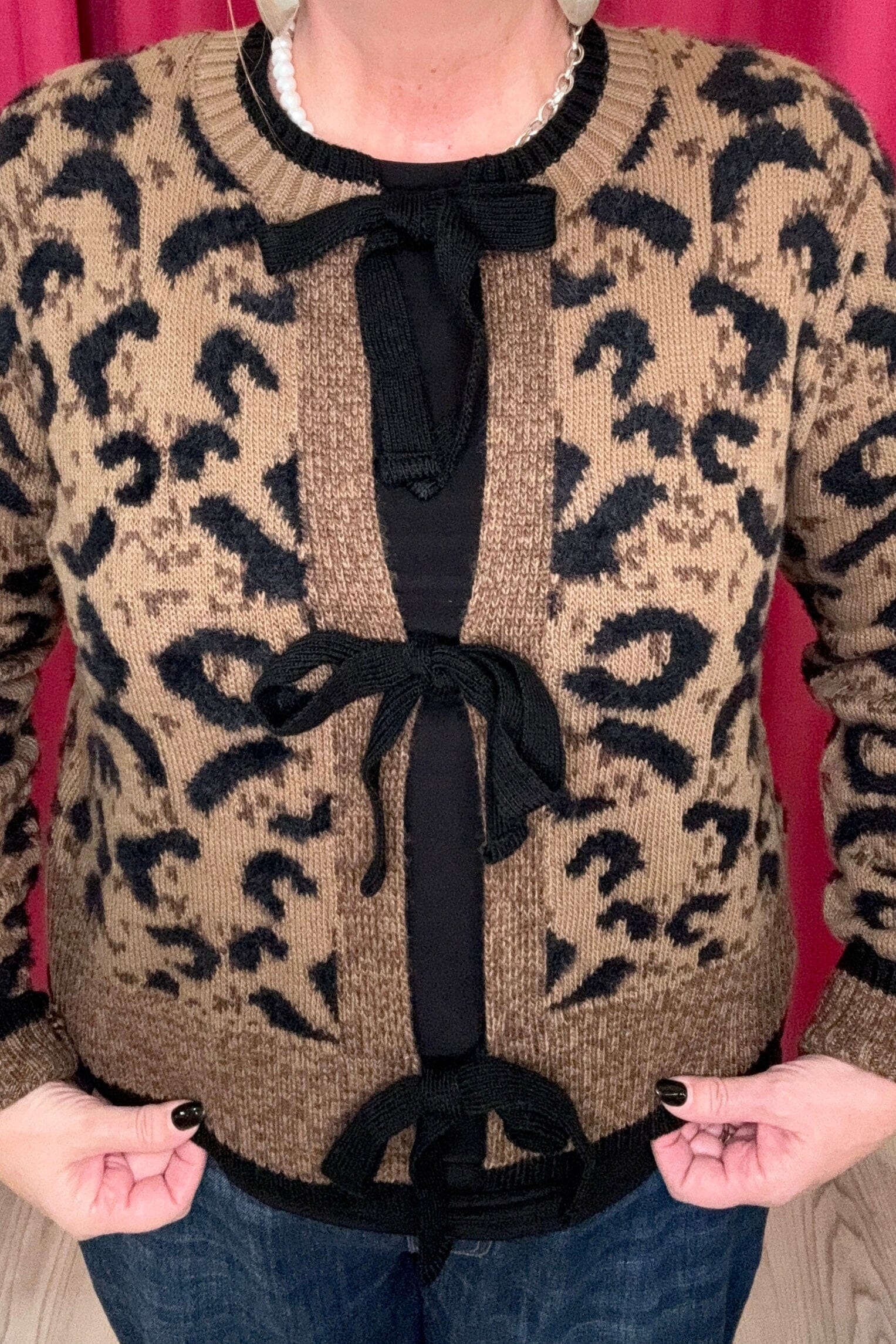 Bow Tie Front Cardigan OUTFIT COMPLETER CHARLIEB