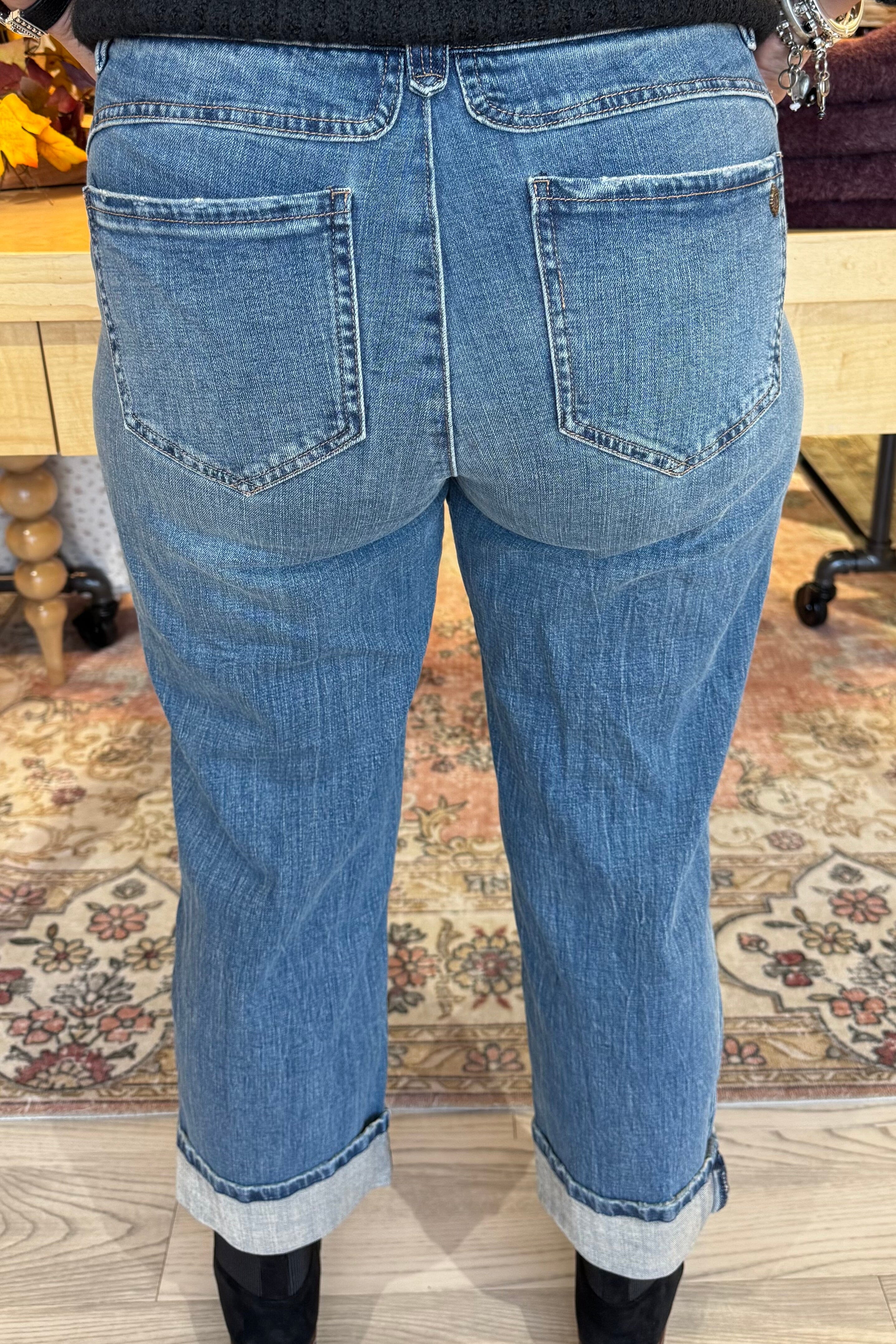 Ab Solution High Rise Boyfriend JEANS DEMOCRACY