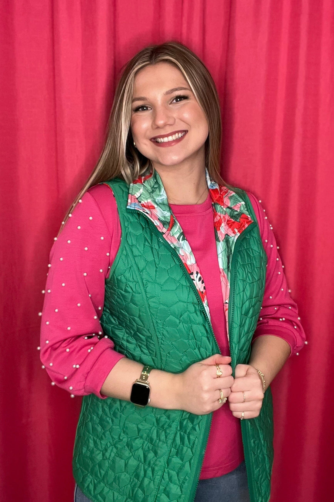 Reversible Printed Vest w/Pockets OUTFIT COMPLETER CREATION