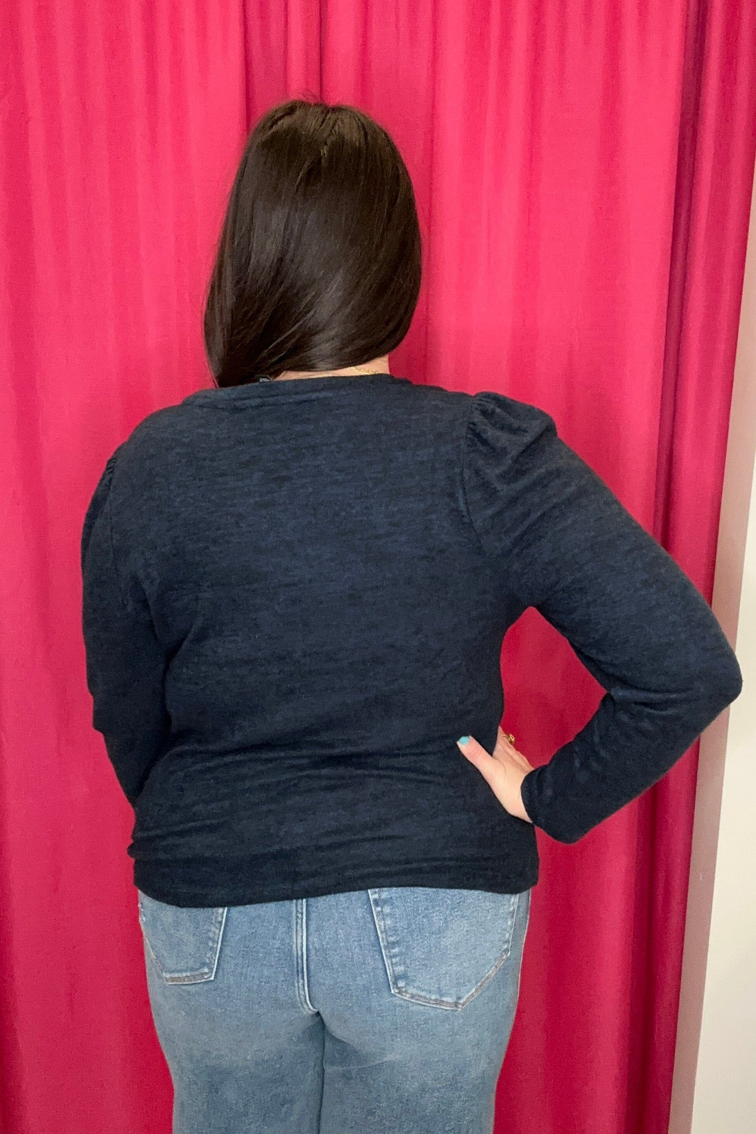 Long Rolled Sleeve Woven Shirt MISSY TOP SPECIAL LIVERPOOL