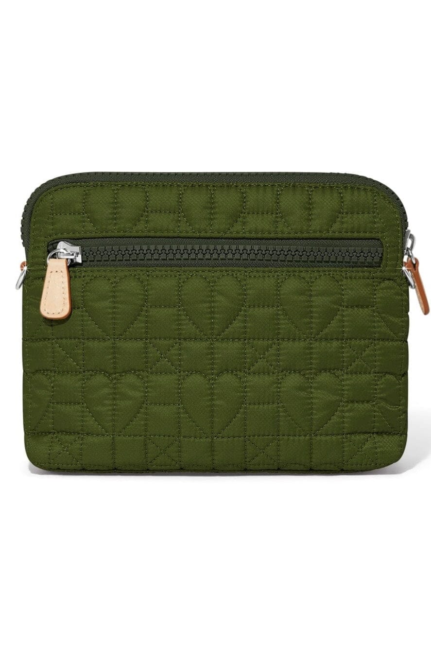 Army Green Alina Medium Cross Body Bag BHANDBAGS Brighton Collectables