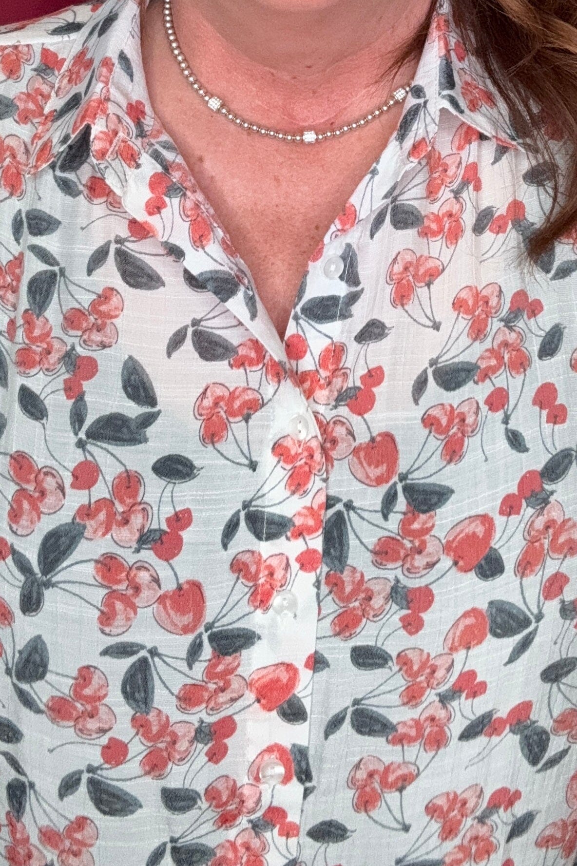 Printed Short Sleeve Button Down Top MISSY TOP SPECIAL ZAC & RACHEL