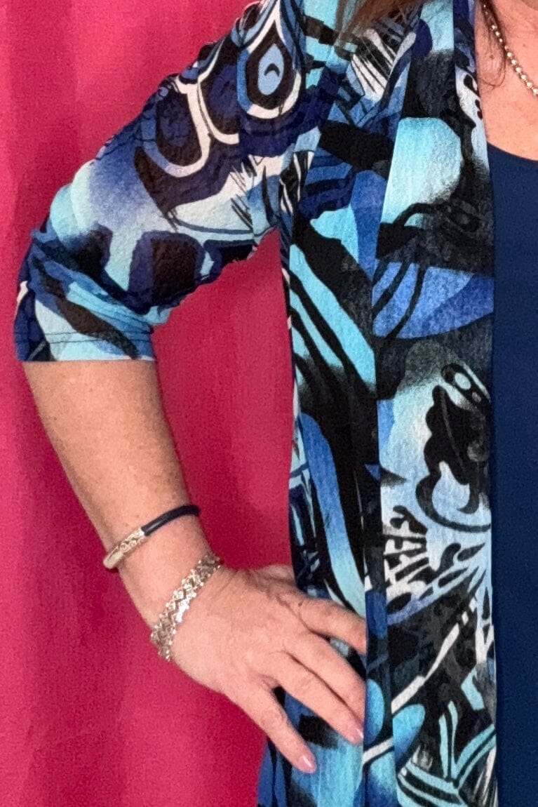 Printed Mesh Cardigan OUTFIT COMPLETER CREATION