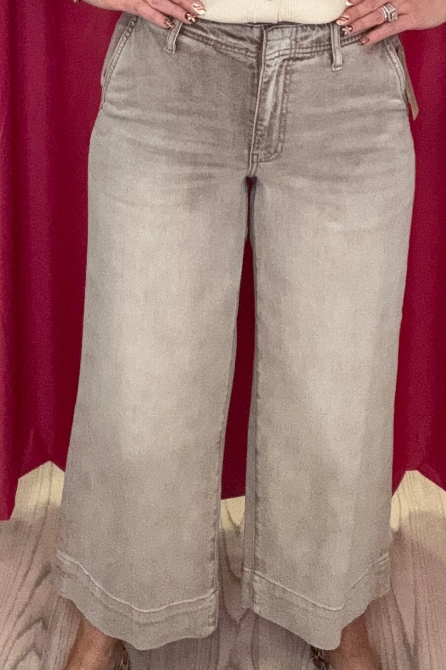 Weekender Crop Wide Leg BOTTOMS LIVERPOOL