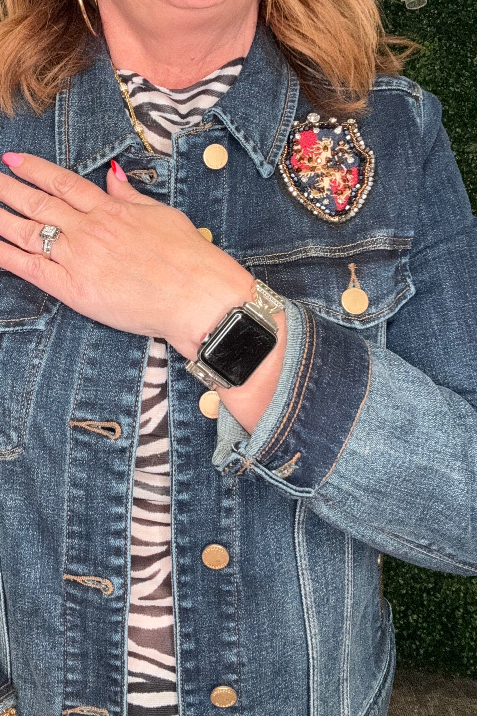 Classic Jean Jacket w/Patch OUTFIT COMPLETER LIVERPOOL