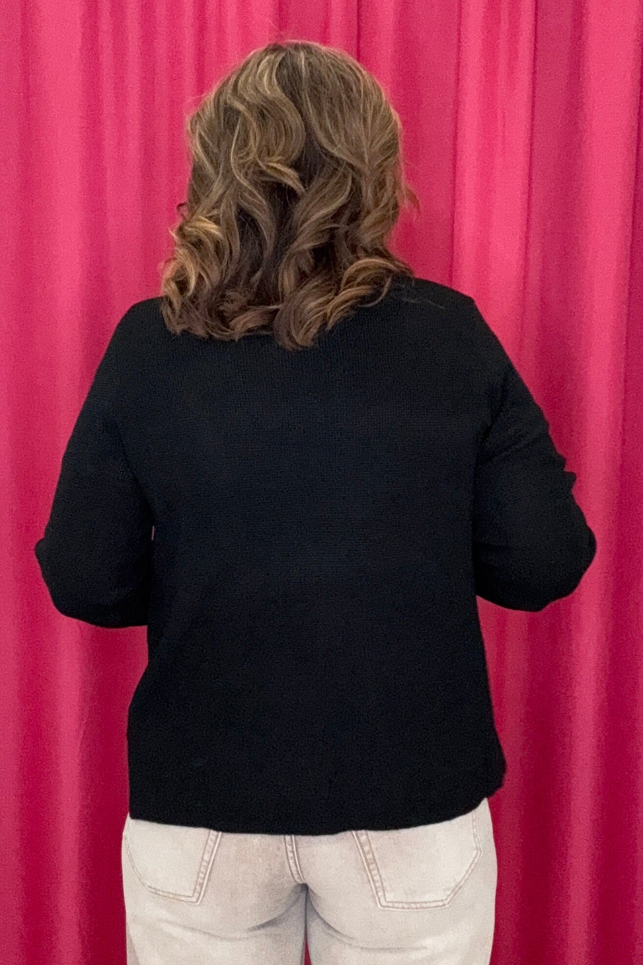 Long Sleeve Knit Cardigan w/Pockets OUTFIT COMPLETER KEREN HART