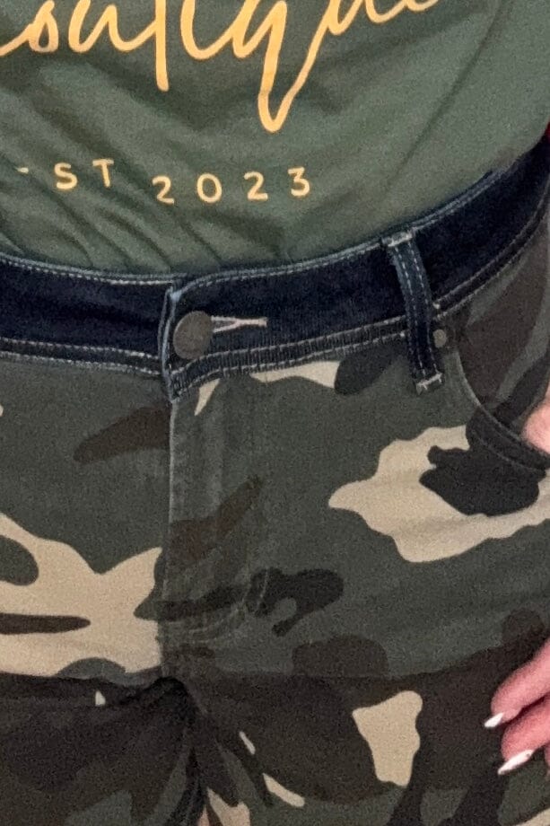 Slouchy Crop Baggy Patch Pockets Jeans BOTTOMS RISEN