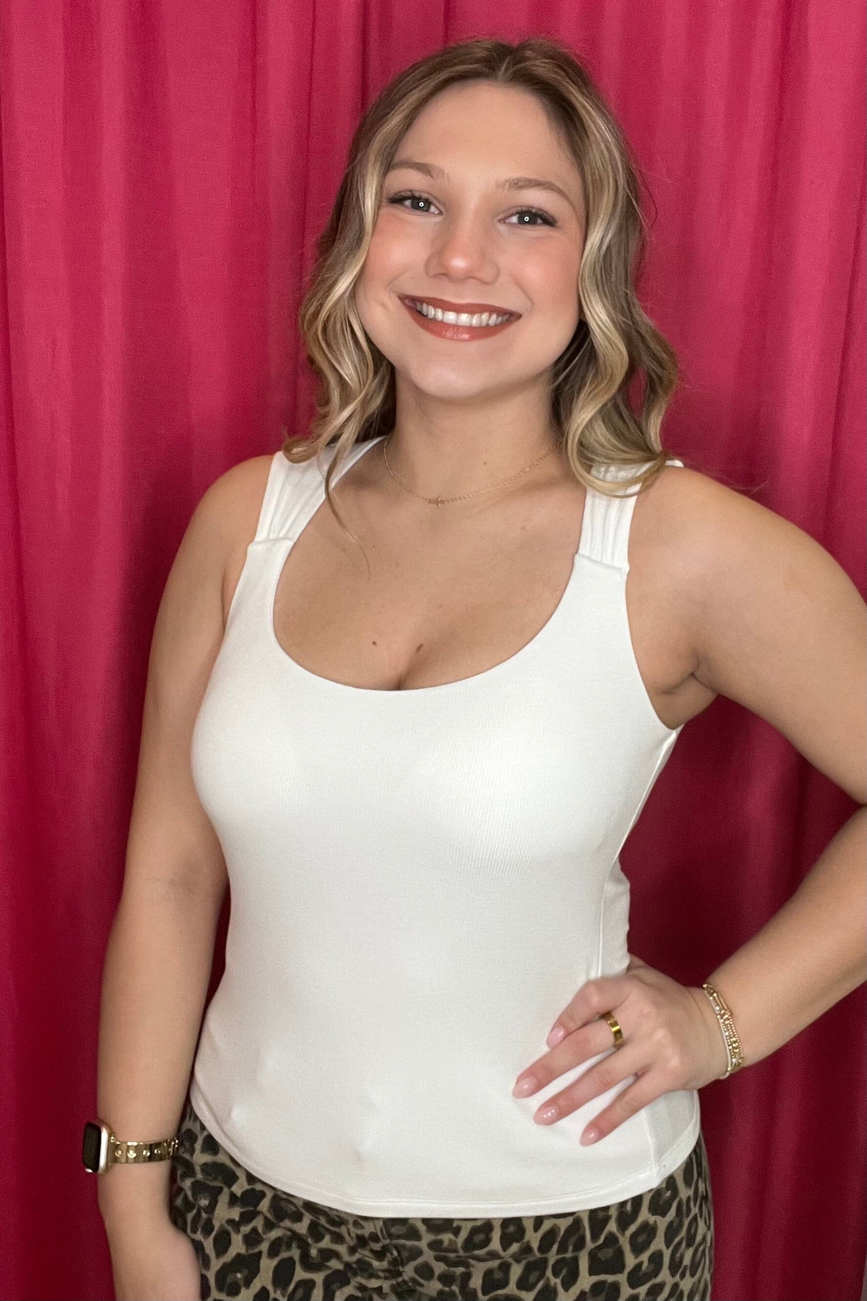 Sleeveless Built In Bra Knit Top MISSY TOP SPECIAL LIVERPOOL