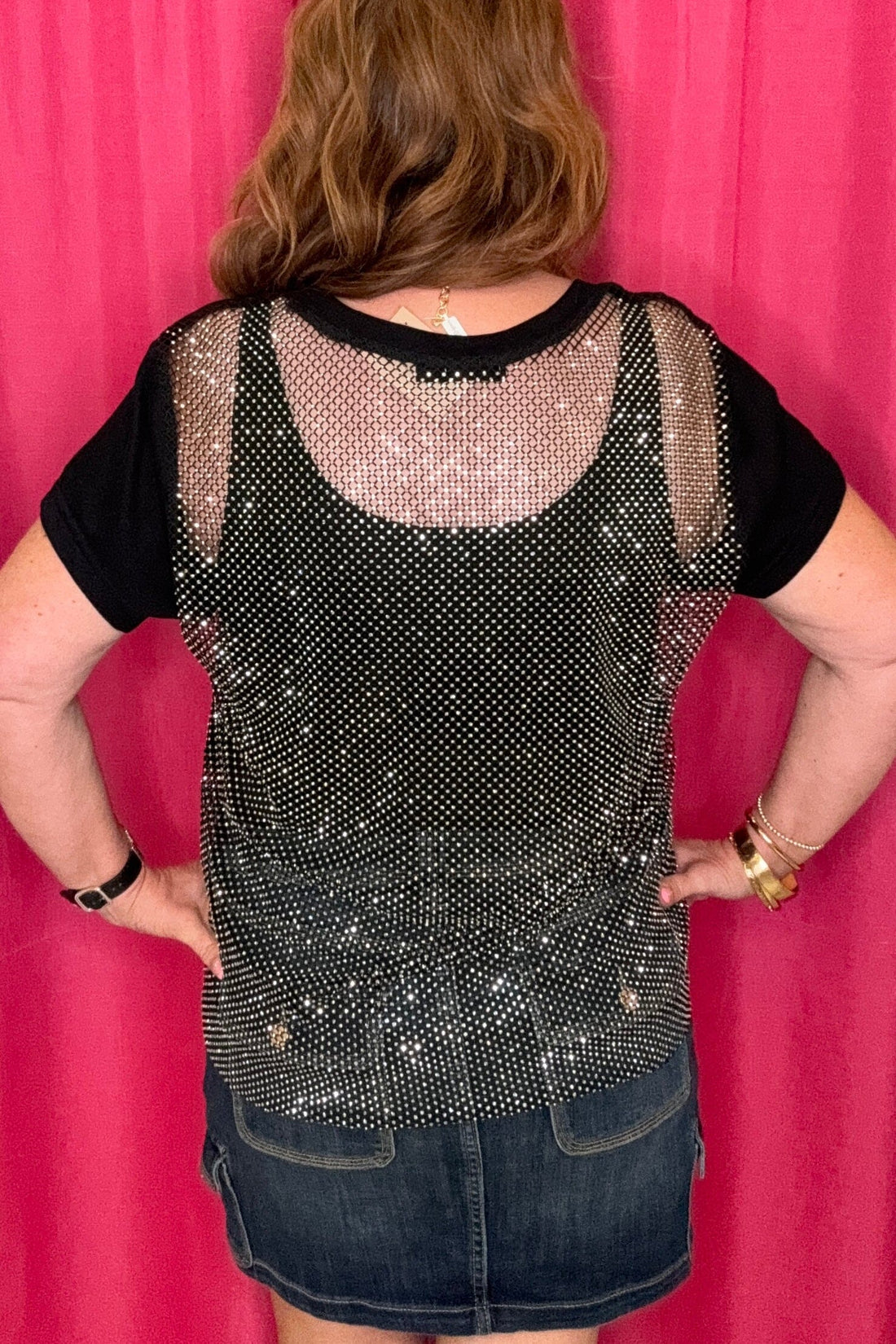 Leave a Little Sparkle Top JRTOP CASUAL TOP STERLING KREEK