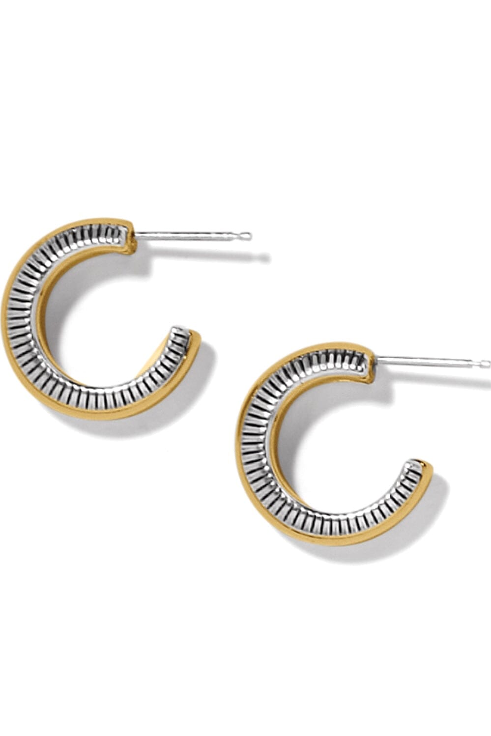Interlok Noir Small Hoop Earrings BJEWELRY Brighton Collectables