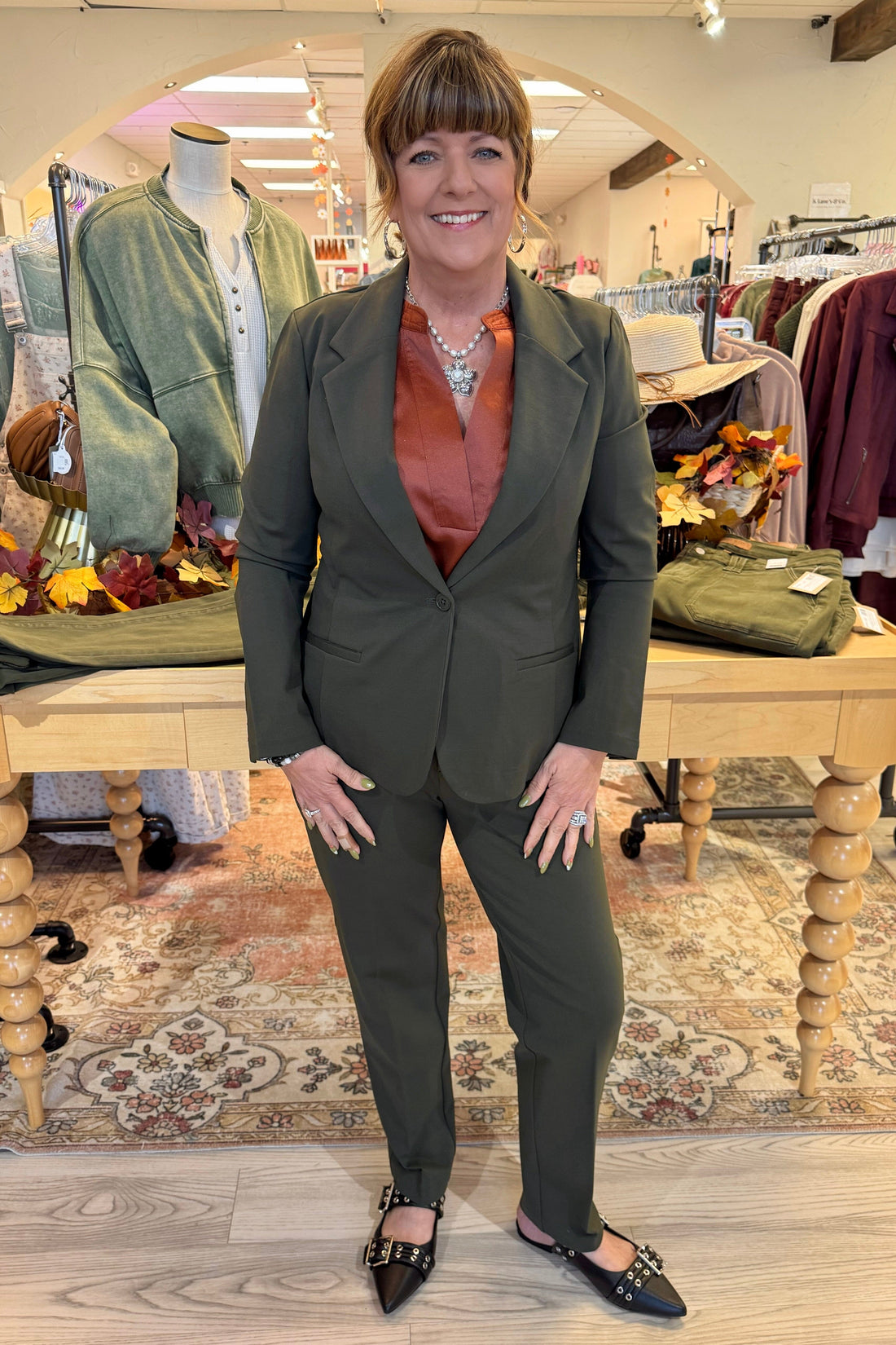 Long Sleeve Fitted Blazer OUTFIT COMPLETER LIVERPOOL