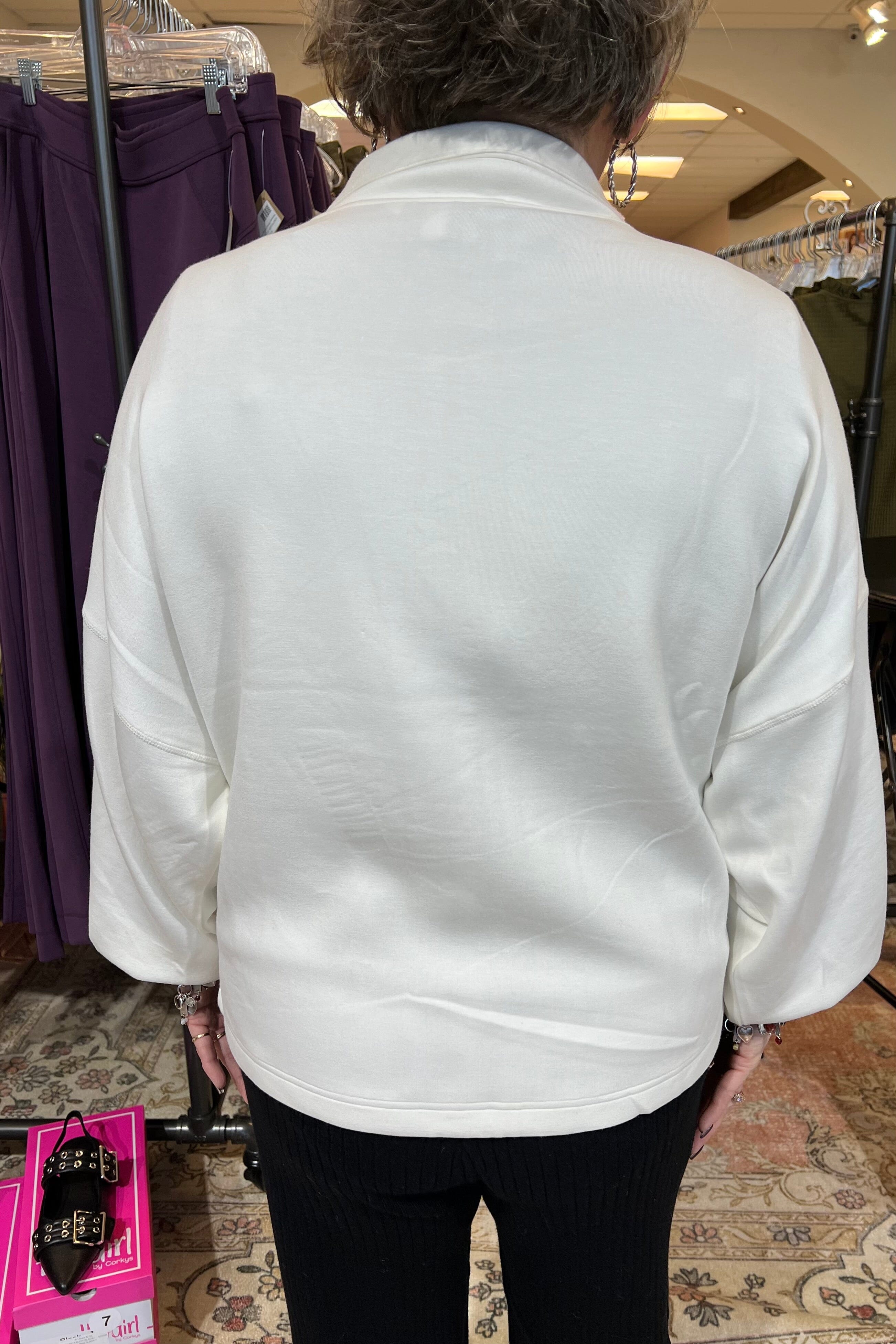 Zip Up Funnel Neck Jacket JRTOP CASUAL TOP LIVERPOOL