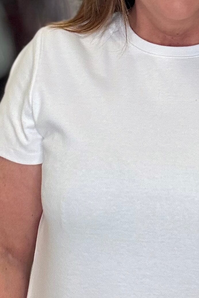 Short Sleeve Crew Neck Kint Tee MISSY BASIC KNIT LIVERPOOL