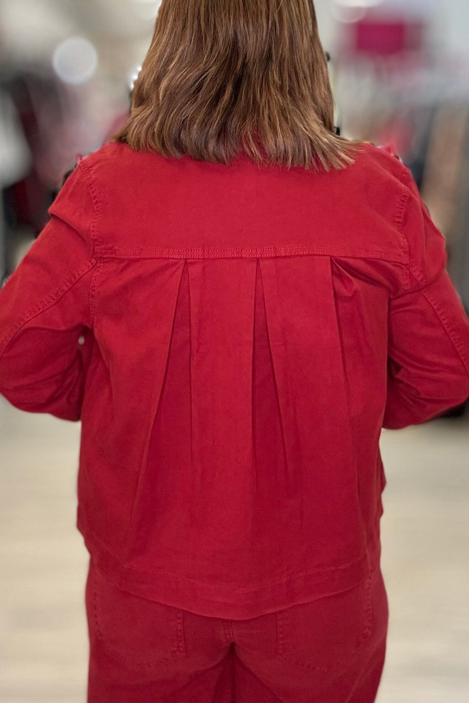 Pleat Back Crop Jacket OUTFIT COMPLETER LIVERPOOL