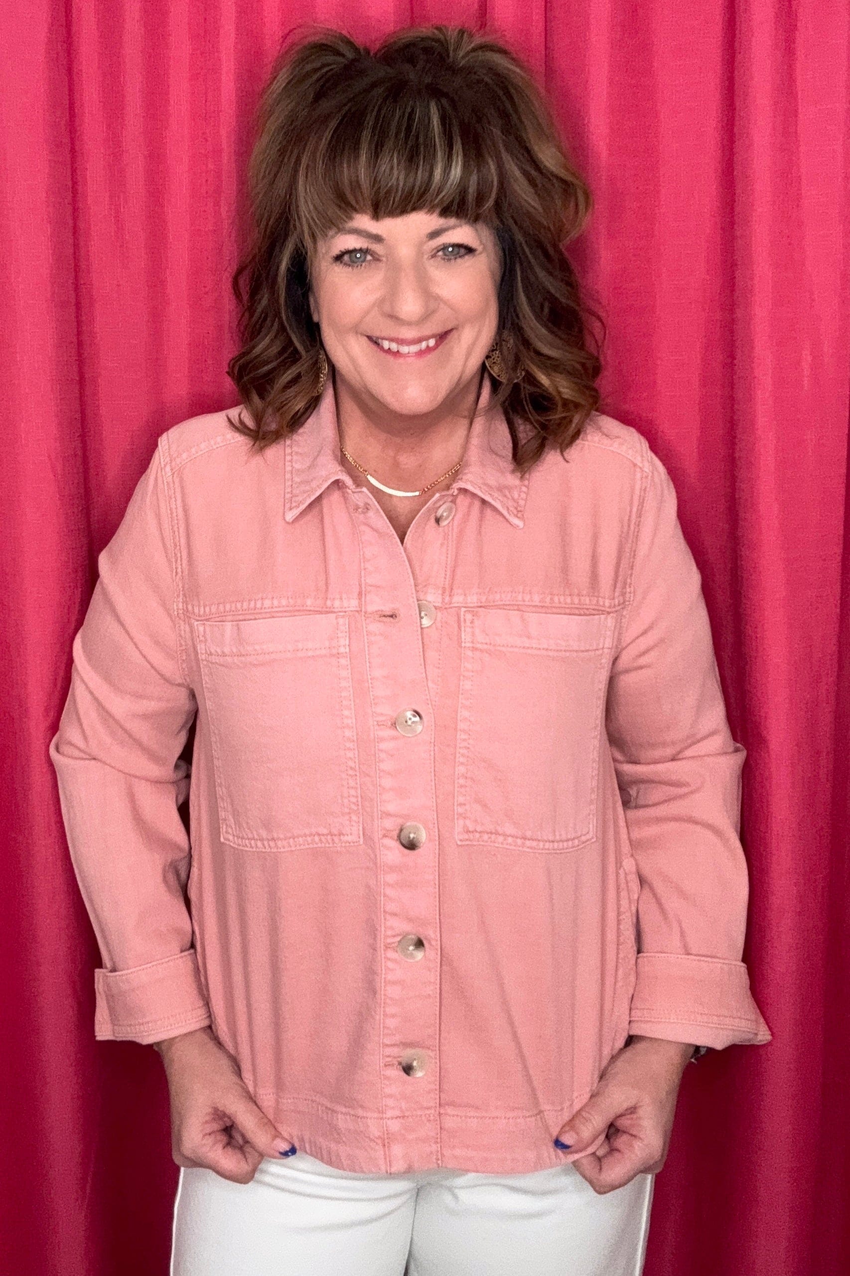 High/Low Denim Shacket OUTFIT COMPLETER LIVERPOOL