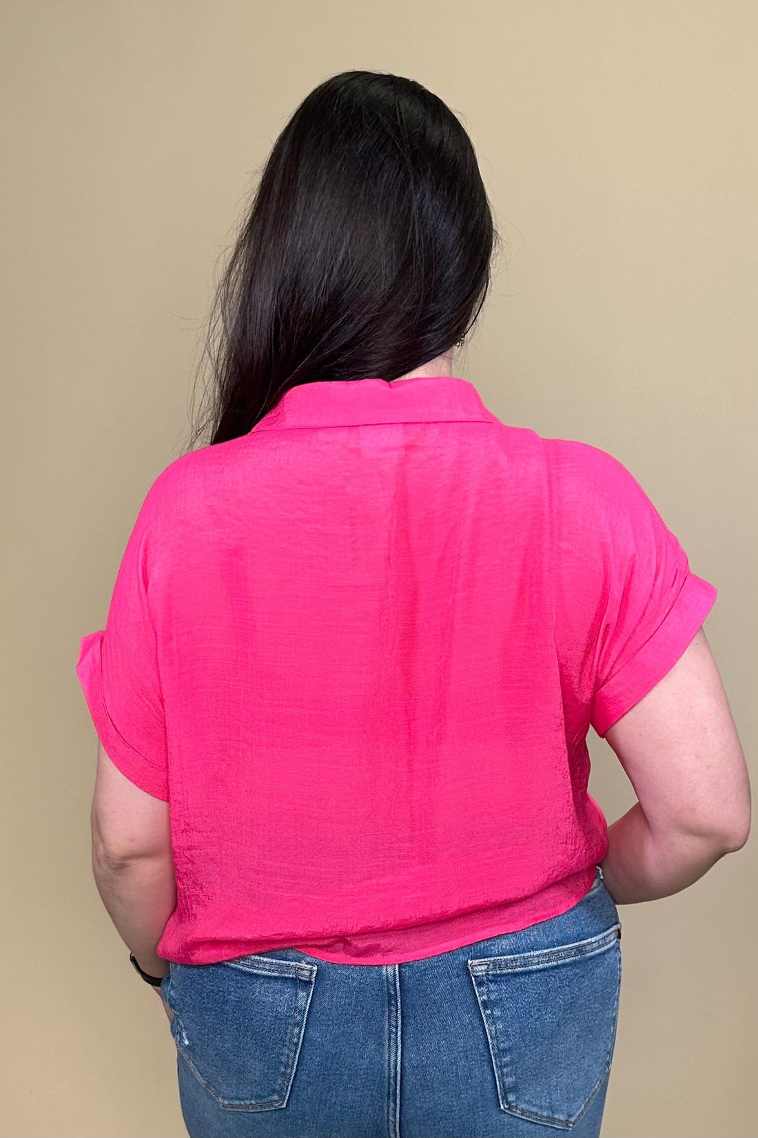 Short Sleeve Top w/Collar & Pockets MISSY TOP SPECIAL ZAC & RACHEL