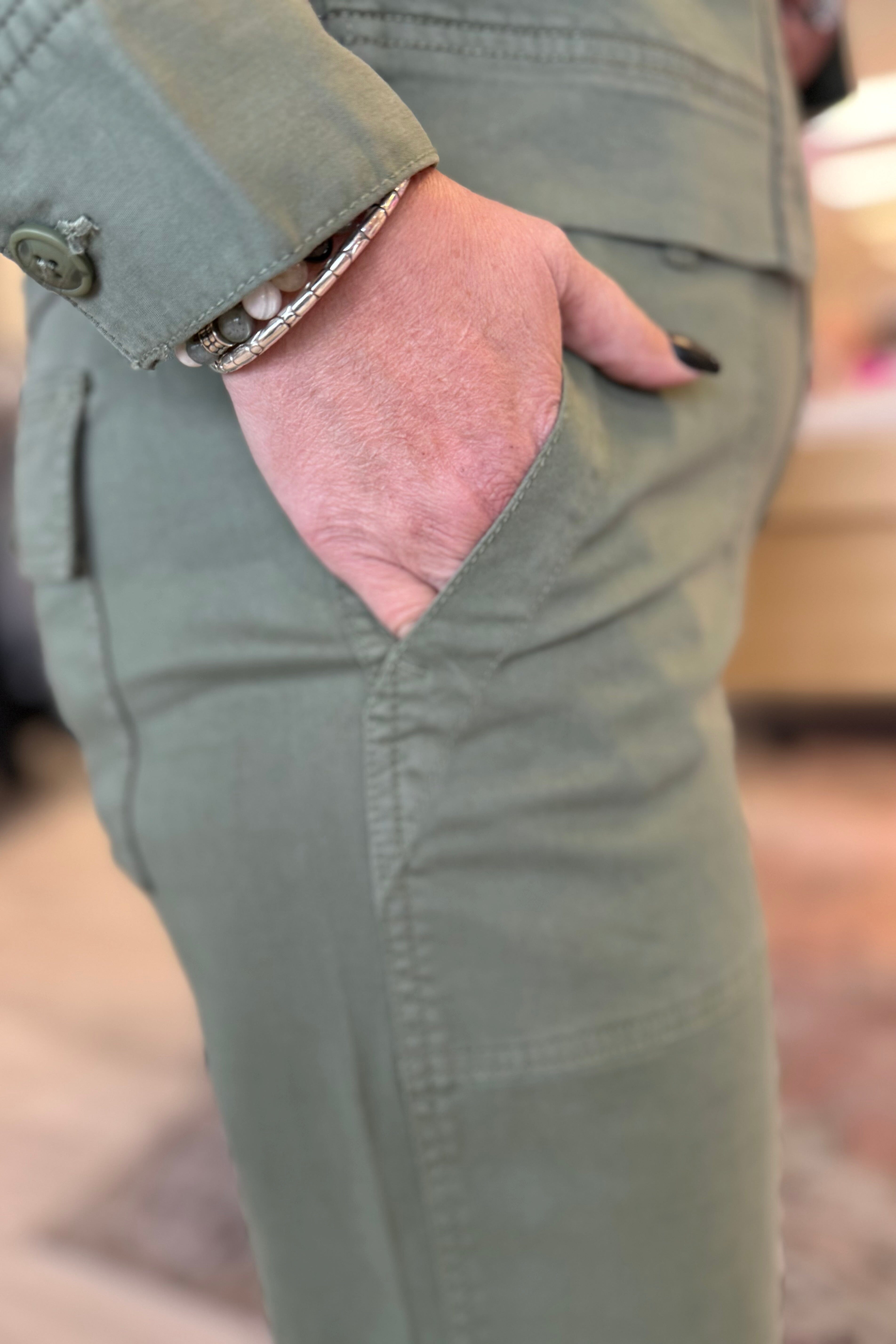 Cargo Wide Leg Crop 26 Inch BOTTOMS LIVERPOOL